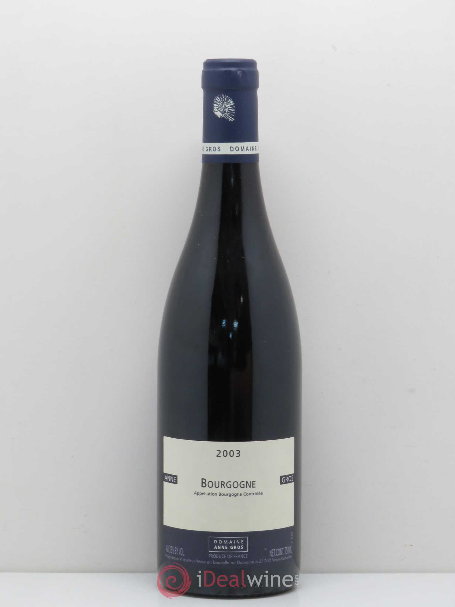 Bourgogne Domaine Anne Gros 2003 - Lot de 1 bouteille - 0