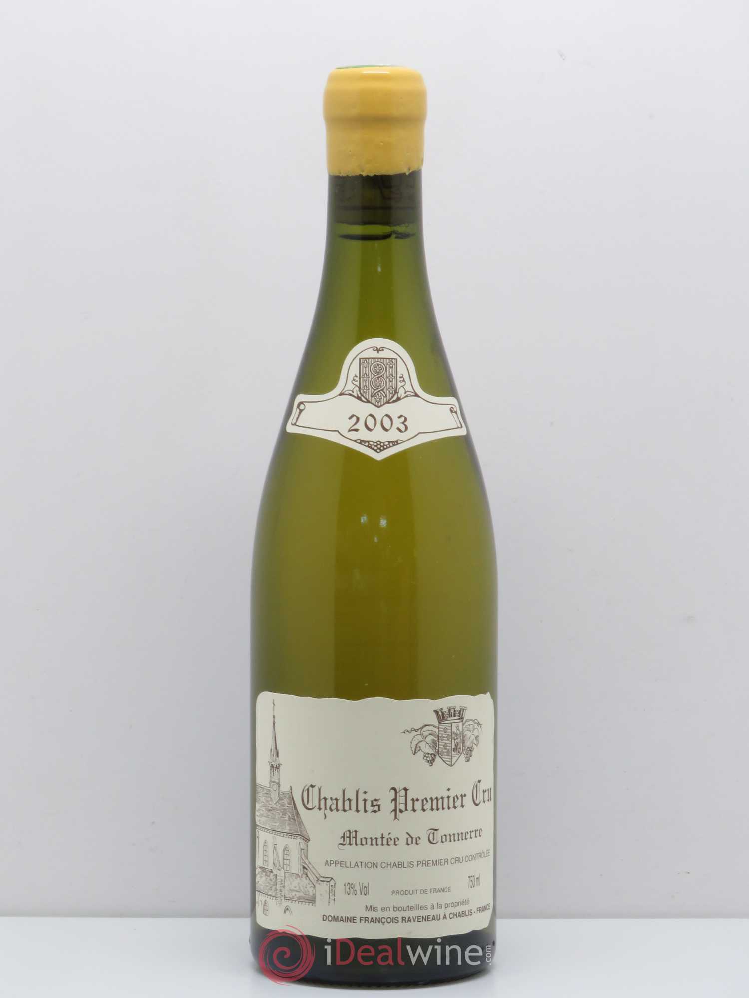 Chablis 1er Cru Montée de Tonnerre Raveneau (Domaine) 2003 - Posten von 1 Flasche - 0