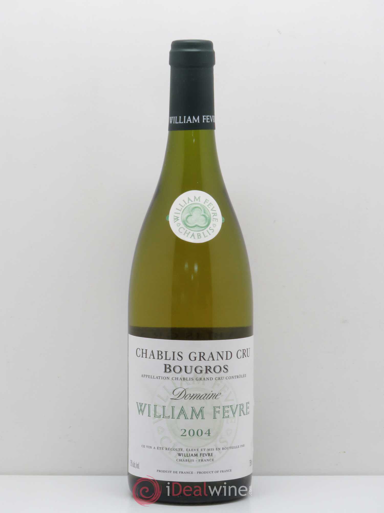 Chablis Grand Cru Bougros William Fèvre 2004 - Lot de 1 bouteille - 0