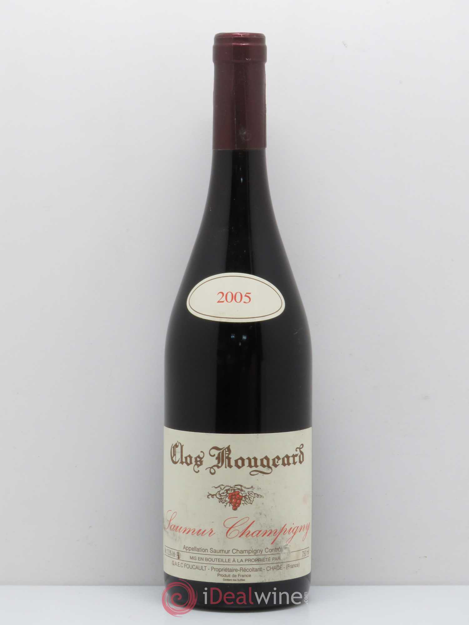 Saumur-Champigny Clos Rougeard 2005 - Lot de 1 bouteille - 0