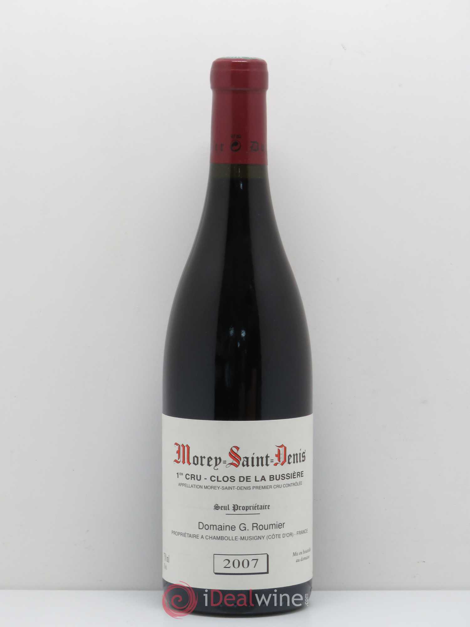 Morey-Saint-Denis 1er Cru Clos de la Bussière Georges Roumier (Domaine) 2007 - Lot de 1 bouteille - 0