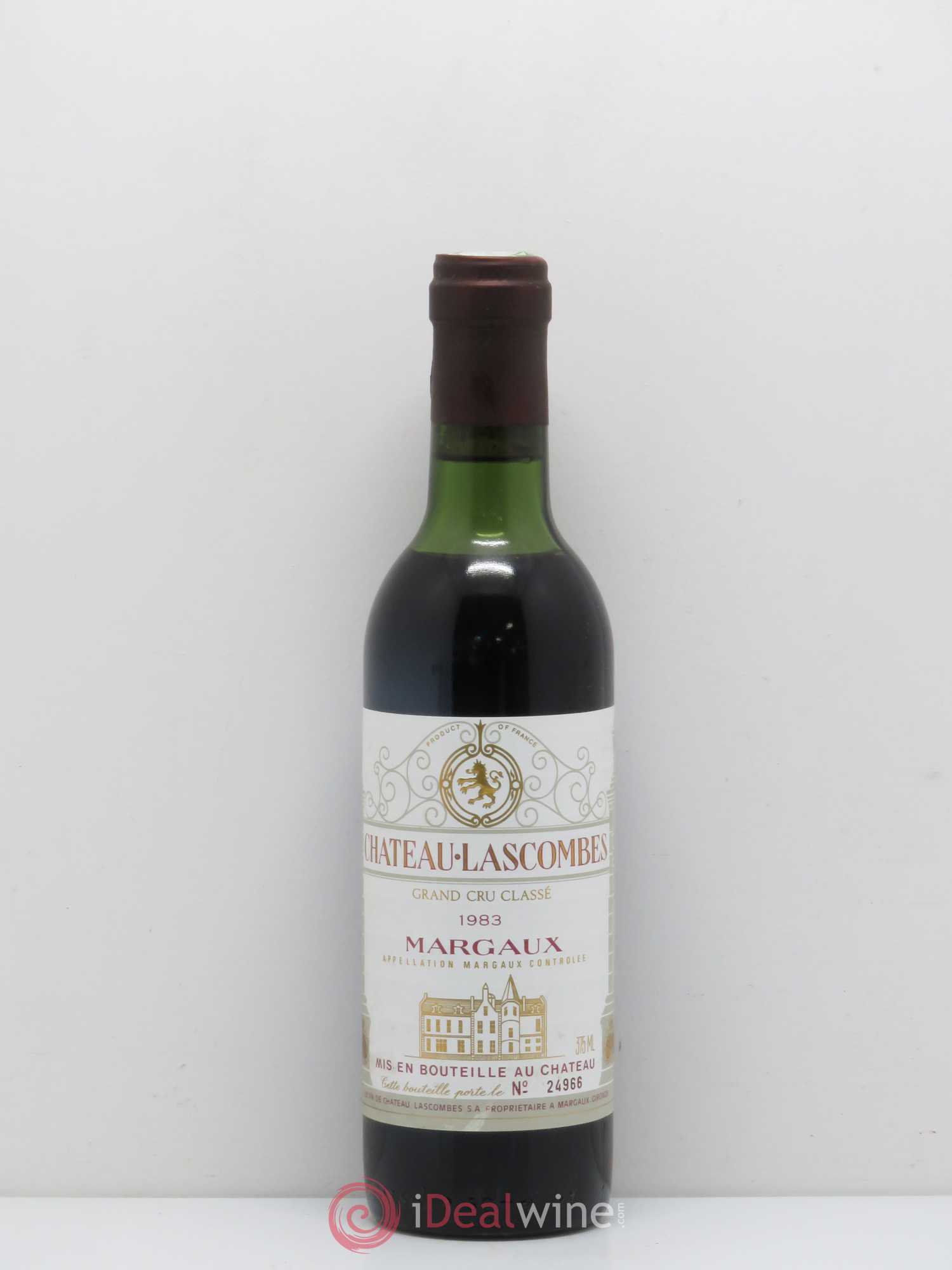 Château Lascombes 2ème Grand Cru Classé 1983 - Lot de 1 demi bouteille - 0