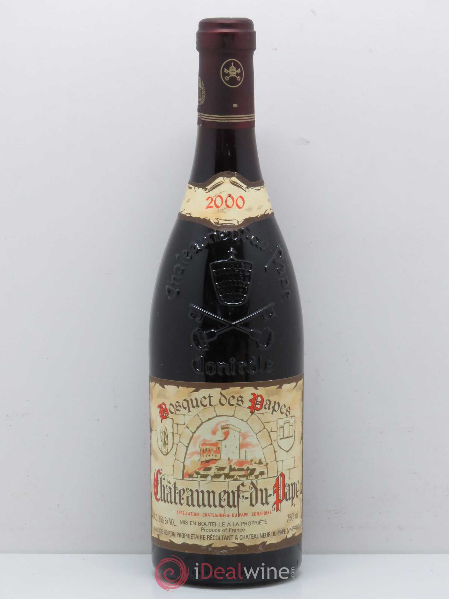 Châteauneuf-du-Pape Bosquet des Papes Domaine Boiron 2000 - Posten von 1 Flasche - 0
