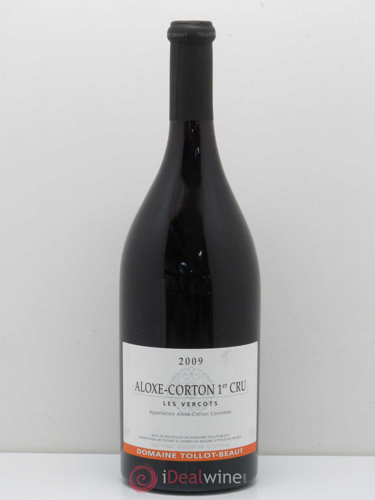 Aloxe-Corton 1er Cru Les Vercots Tollot Beaut (Domaine) 2009 - Lot de 1 bouteille - 0