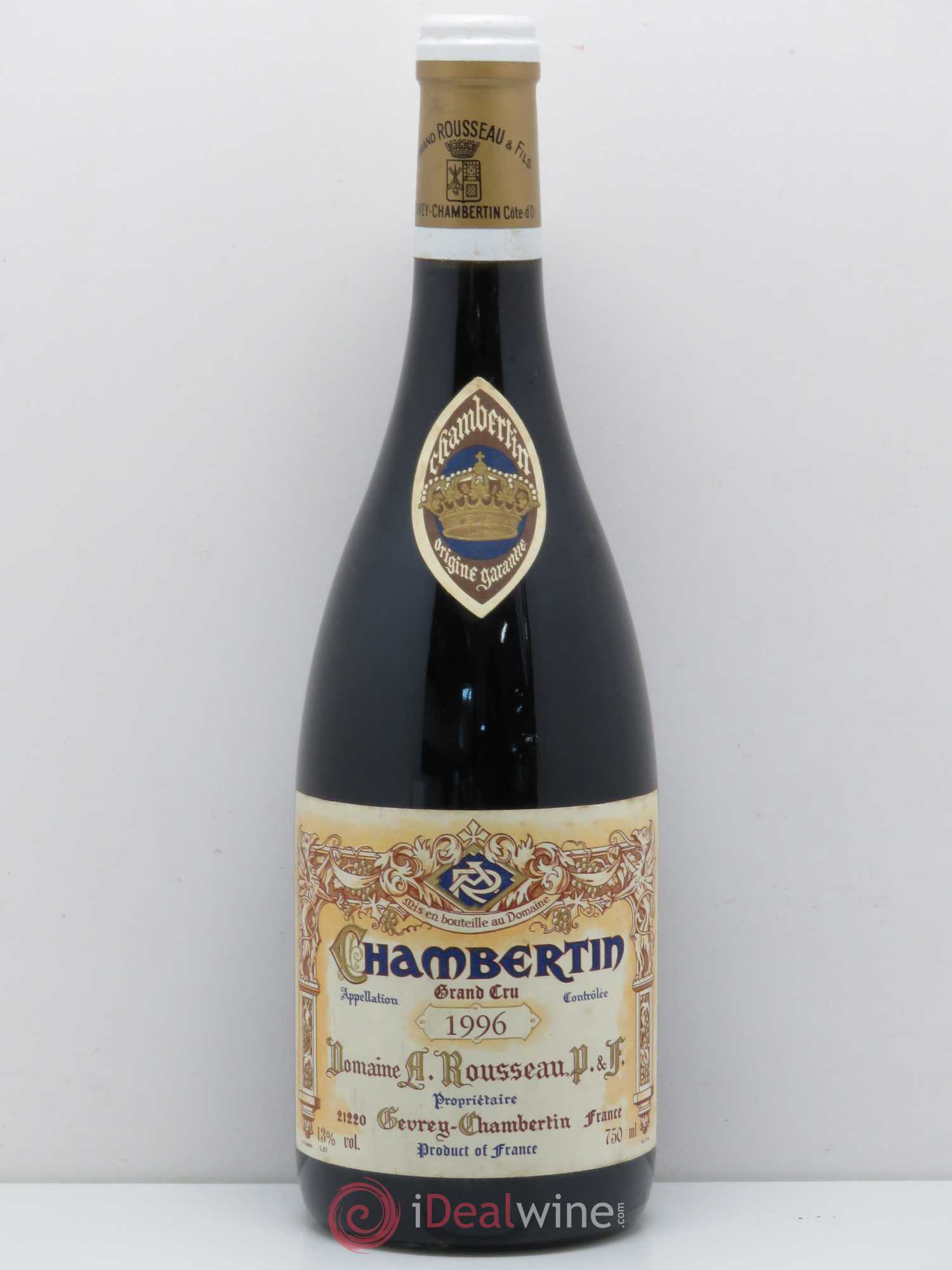 Chambertin Grand Cru Armand Rousseau (Domaine) 1996 - Lot de 1 bouteille - 0