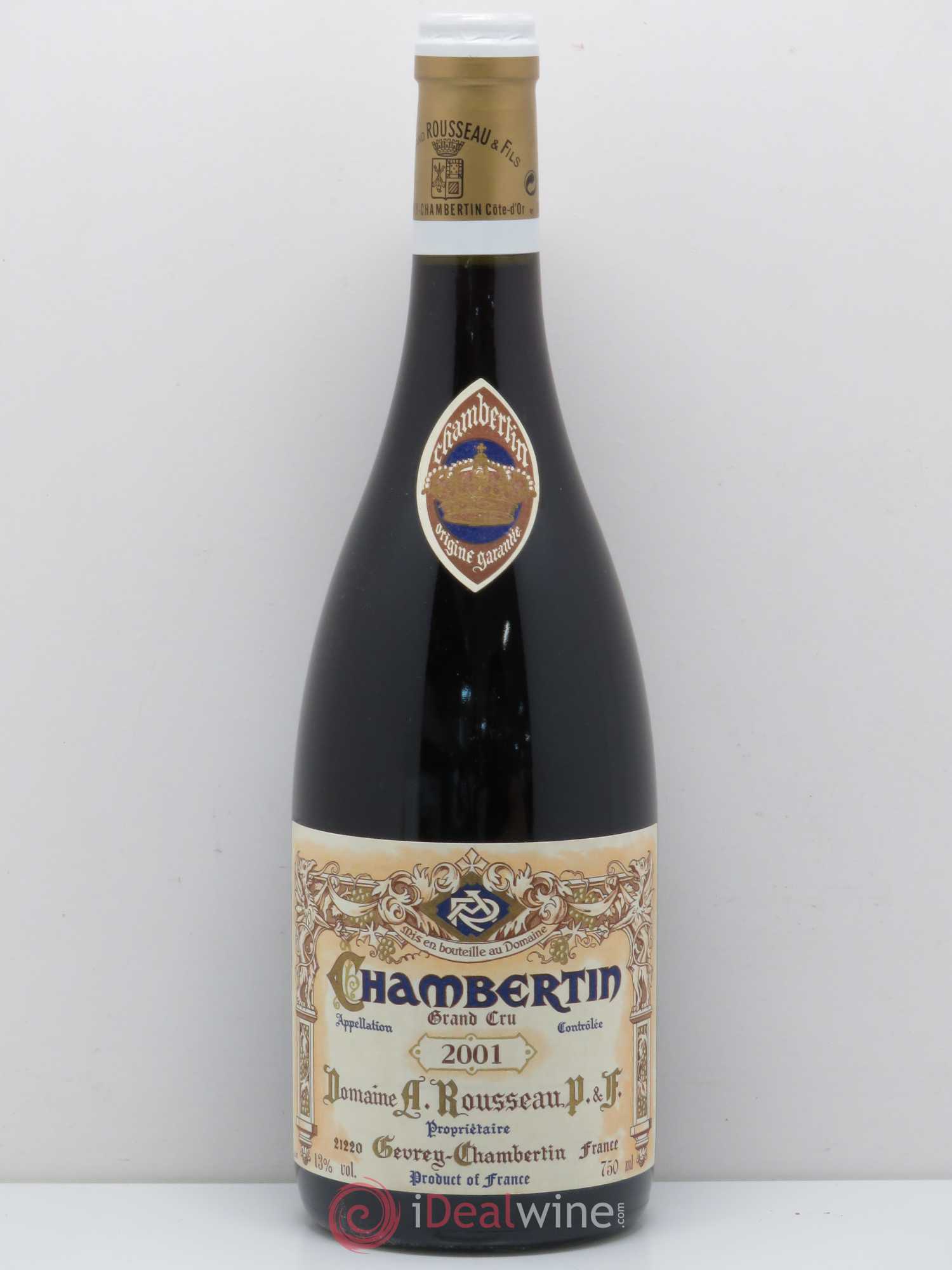 Chambertin Grand Cru Armand Rousseau (Domaine) 2001 - Lot de 1 bouteille - 0