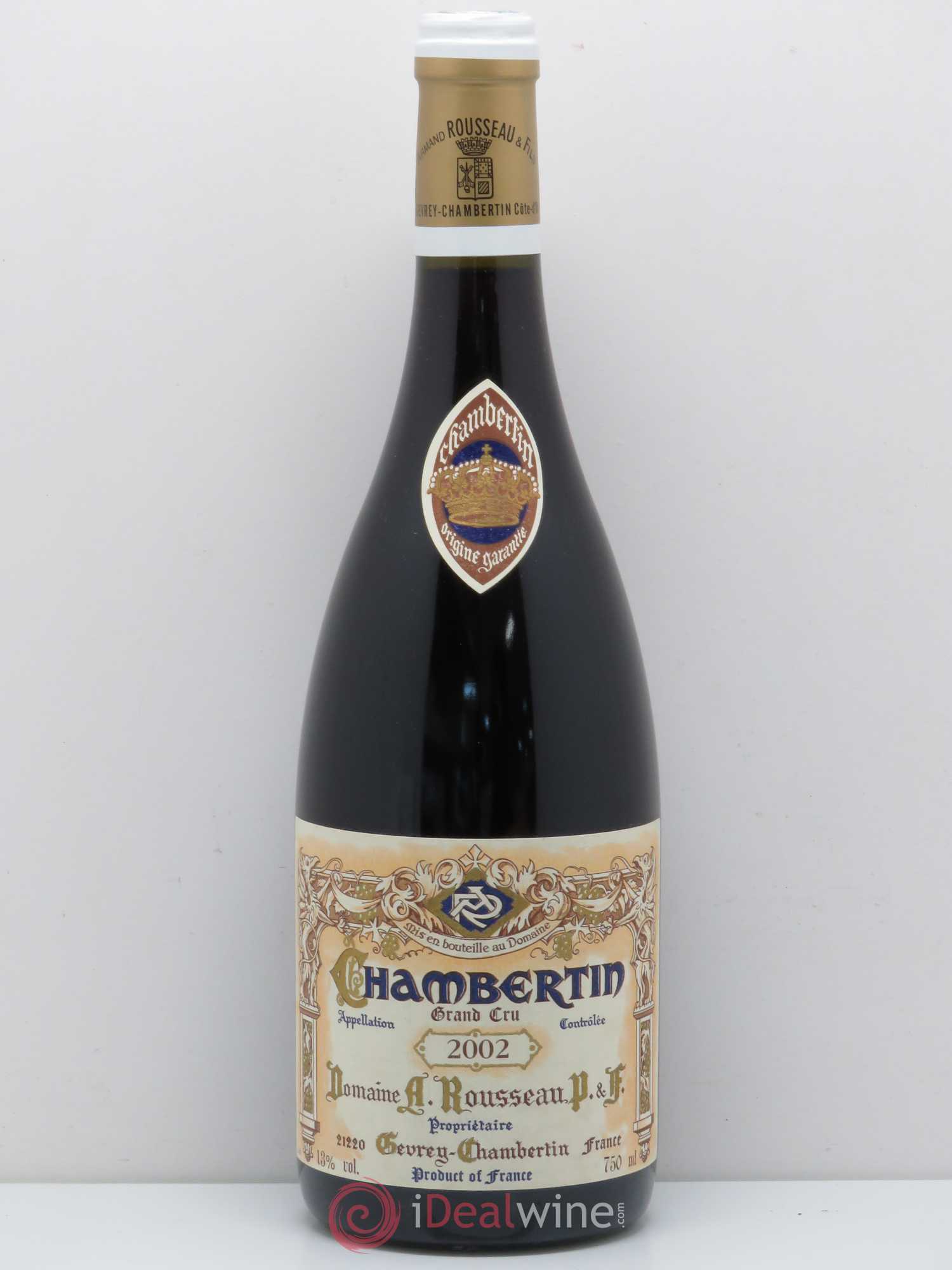 Chambertin Grand Cru Armand Rousseau (Domaine) 2002 - Lot de 1 bouteille - 0