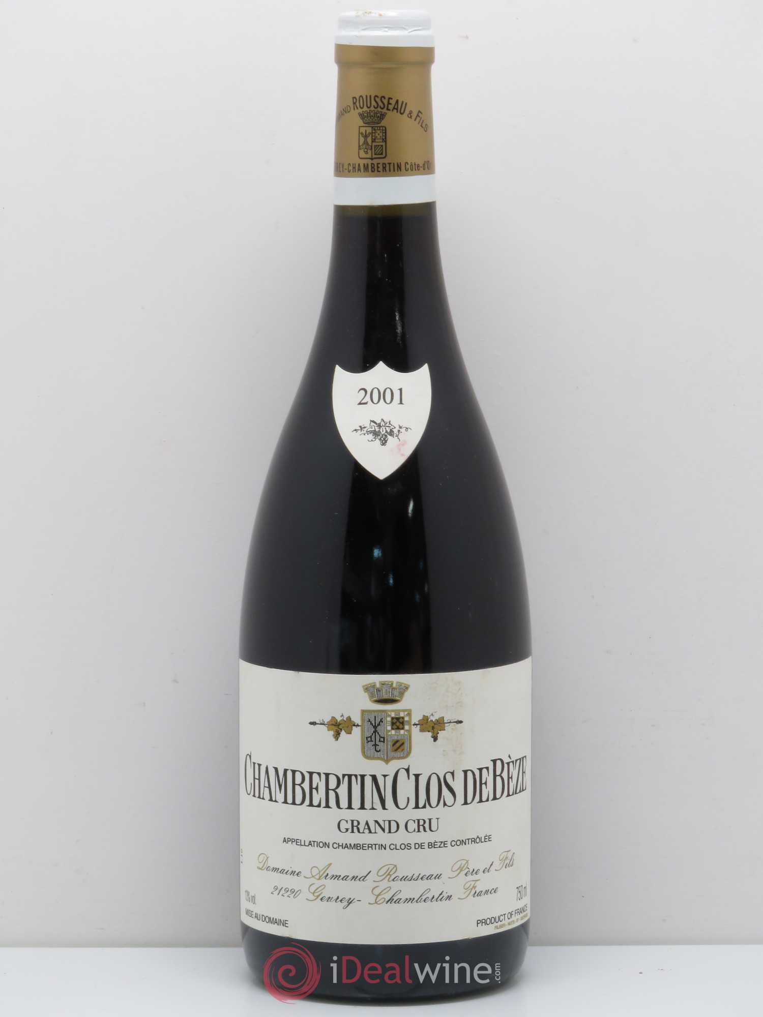 Chambertin Clos de Bèze Grand Cru Armand Rousseau (Domaine) 2001 - Lot de 1 bouteille - 0