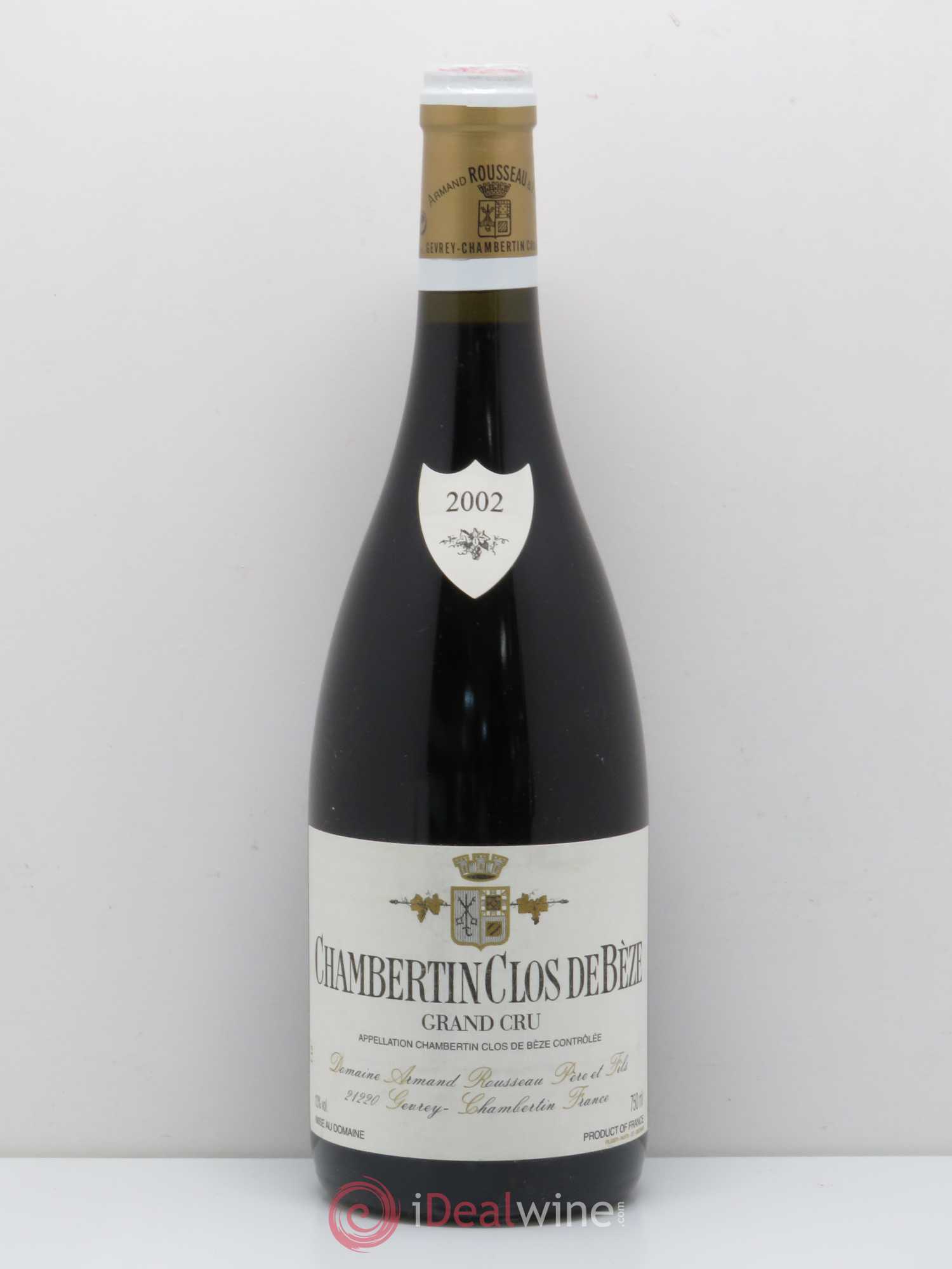 Chambertin Clos de Bèze Grand Cru Armand Rousseau (Domaine) 2002 - Lot de 1 bouteille - 0