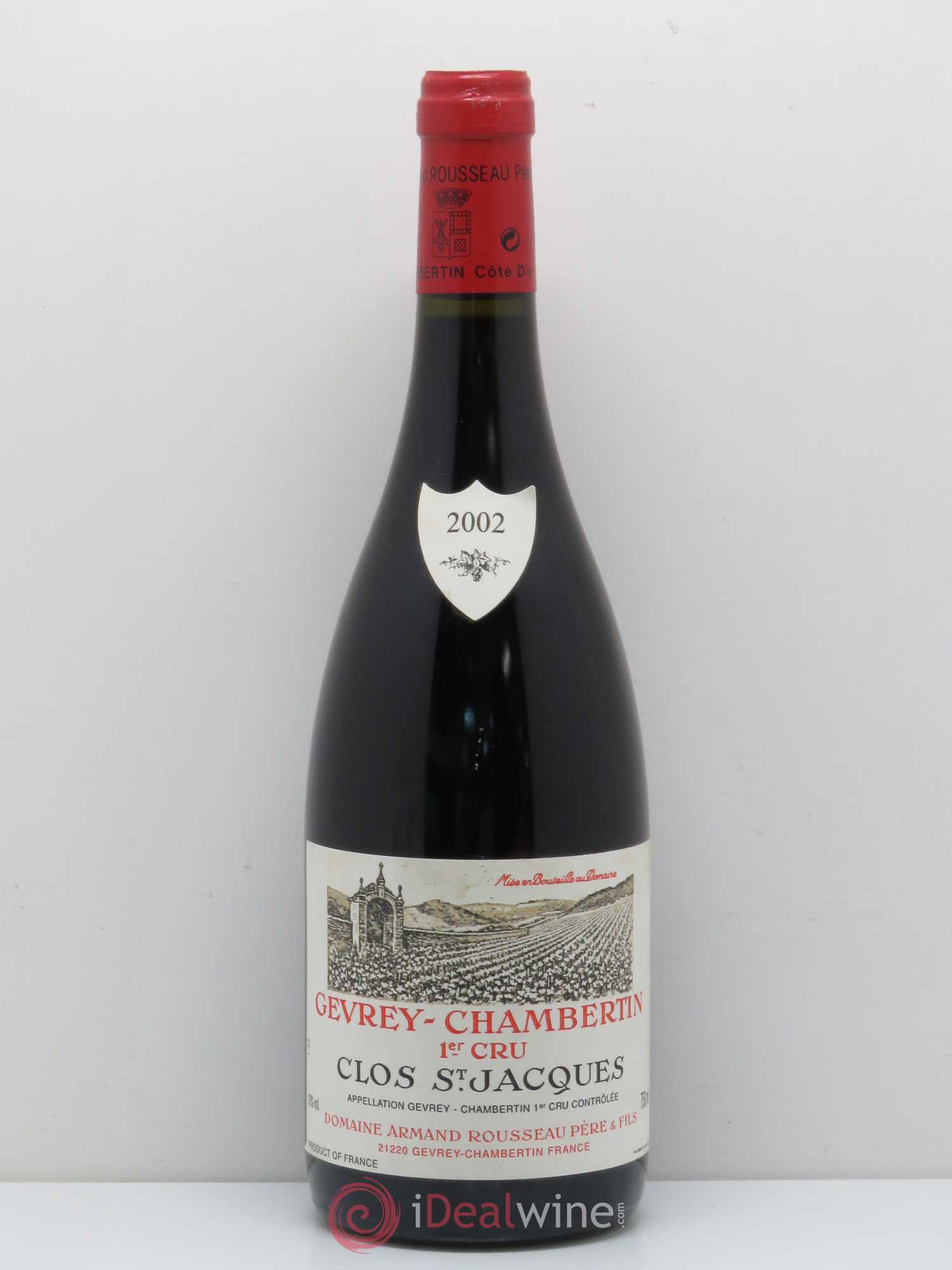 Gevrey-Chambertin 1er Cru Clos Saint-Jacques Armand Rousseau (Domaine) 2002 - Lot de 1 bouteille - 0