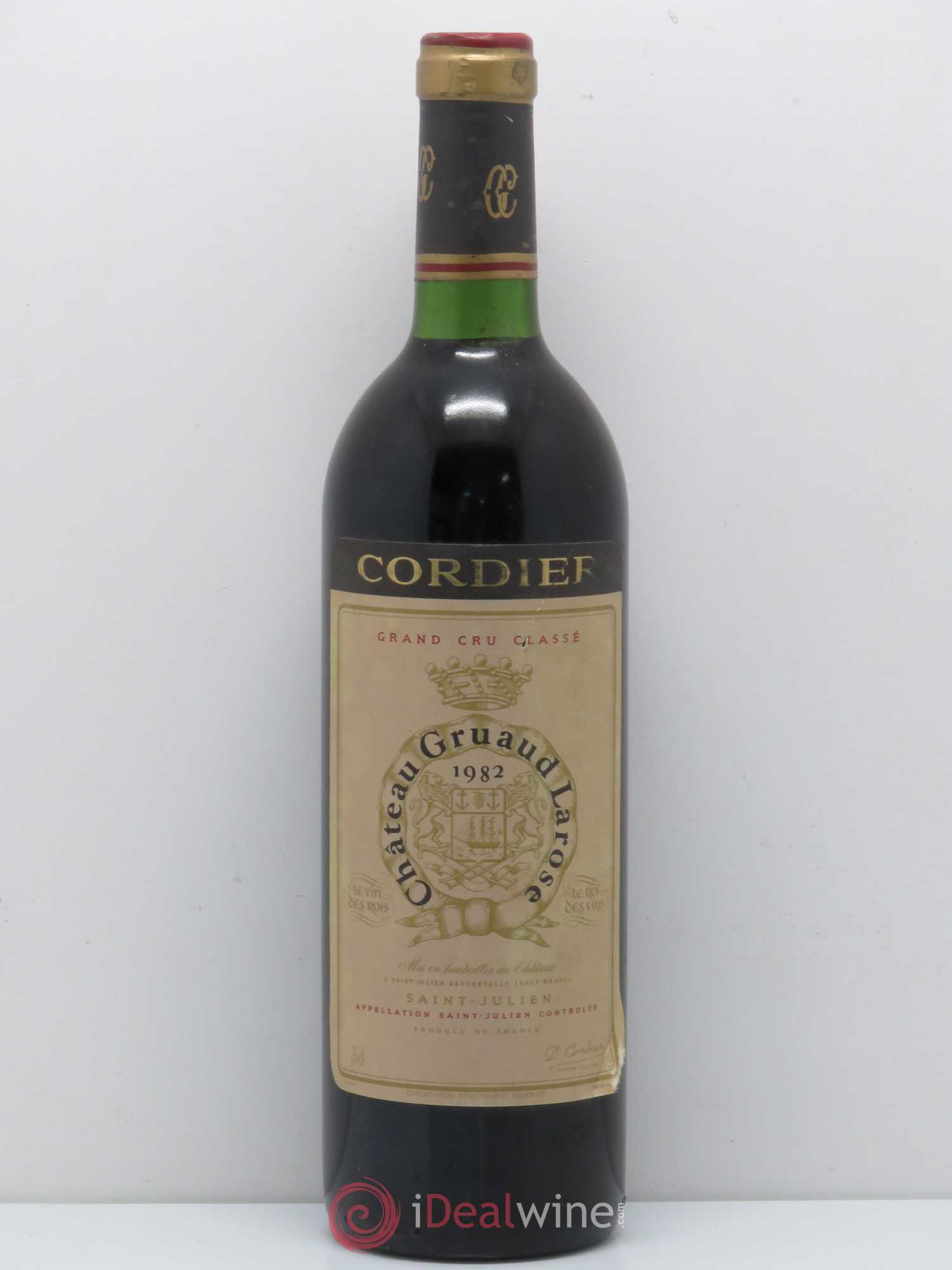 Château Gruaud Larose 2ème Grand Cru Classé 1982 - Lot de 1 bouteille - 0