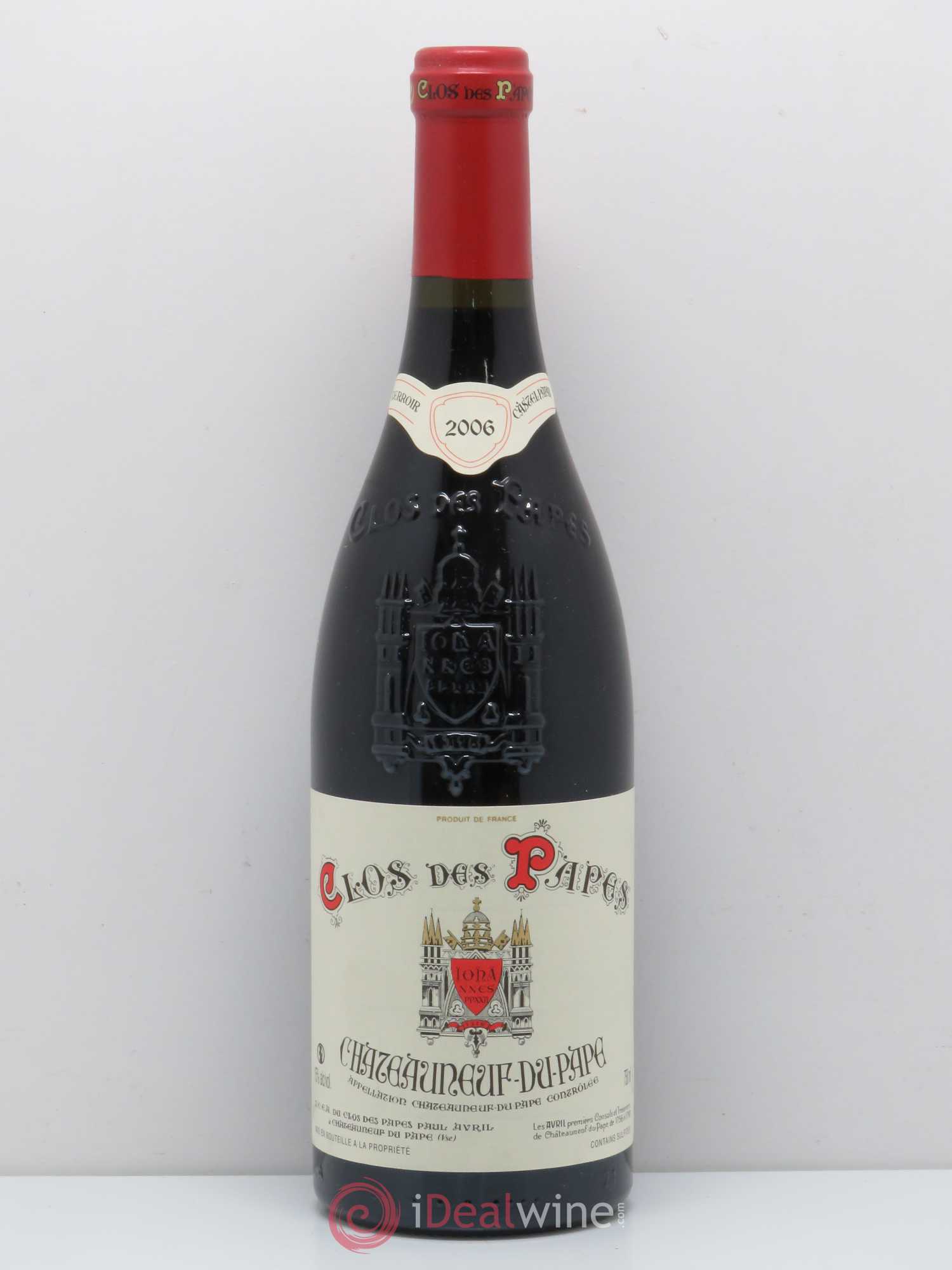 Châteauneuf-du-Pape Clos des Papes - Paul Avril 2006 - Lot de 1 bouteille - 0