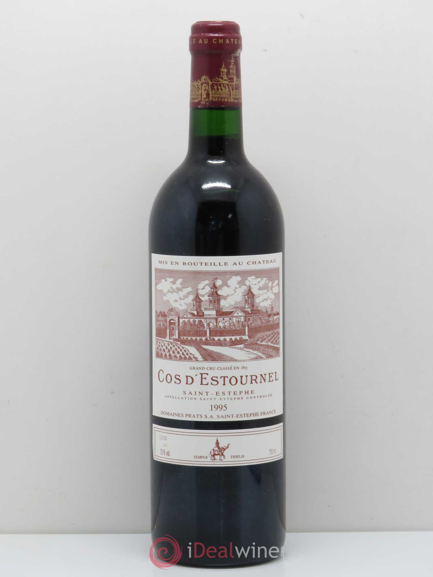 Cos d'Estournel 2ème Grand Cru Classé 1995 - Lot de 1 bouteille - 0