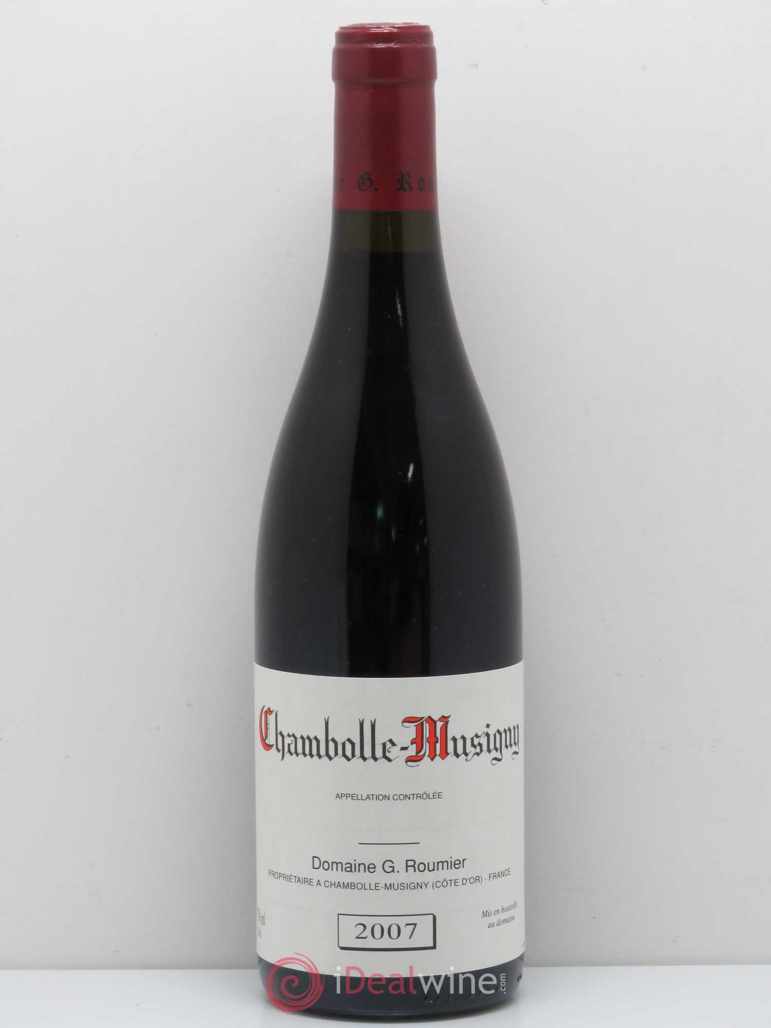 Chambolle-Musigny Georges Roumier (Domaine) 2007 - Lot de 1 bouteille - 0
