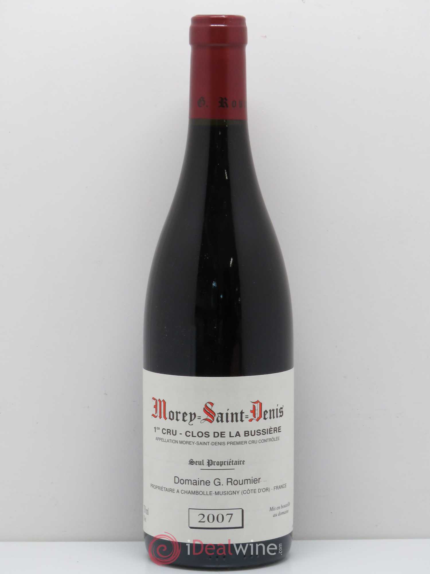 Morey-Saint-Denis 1er Cru Clos de la Bussière Georges Roumier (Domaine) 2007 - Lot de 1 bouteille - 0