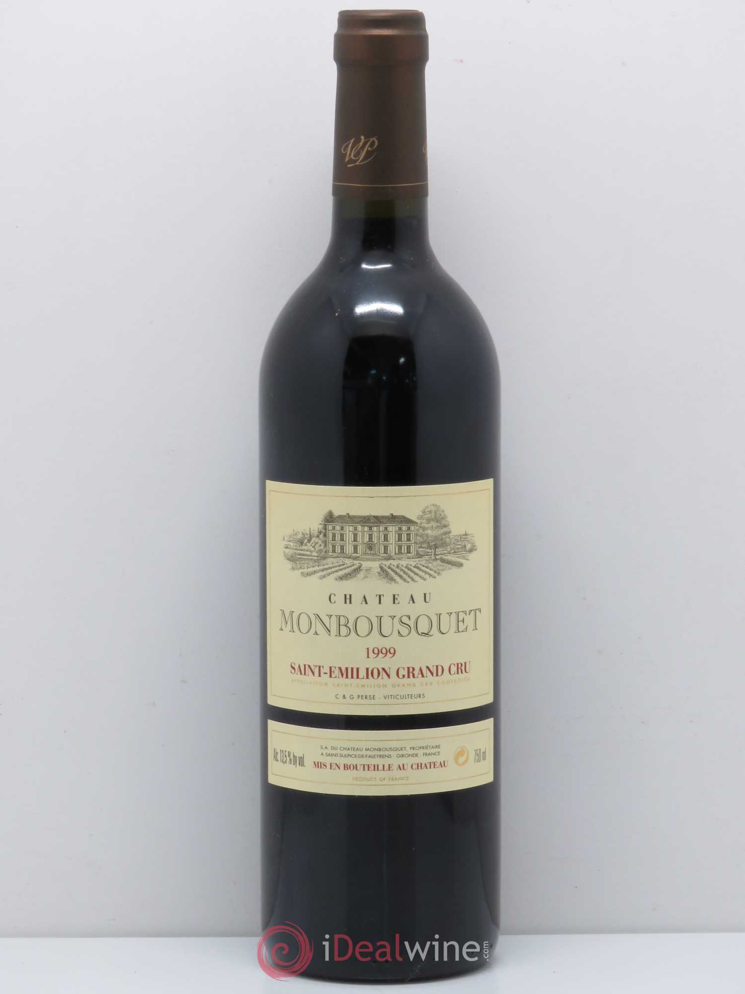 Château Monbousquet Grand Cru Classé 1999 - Lot de 1 bouteille - 0
