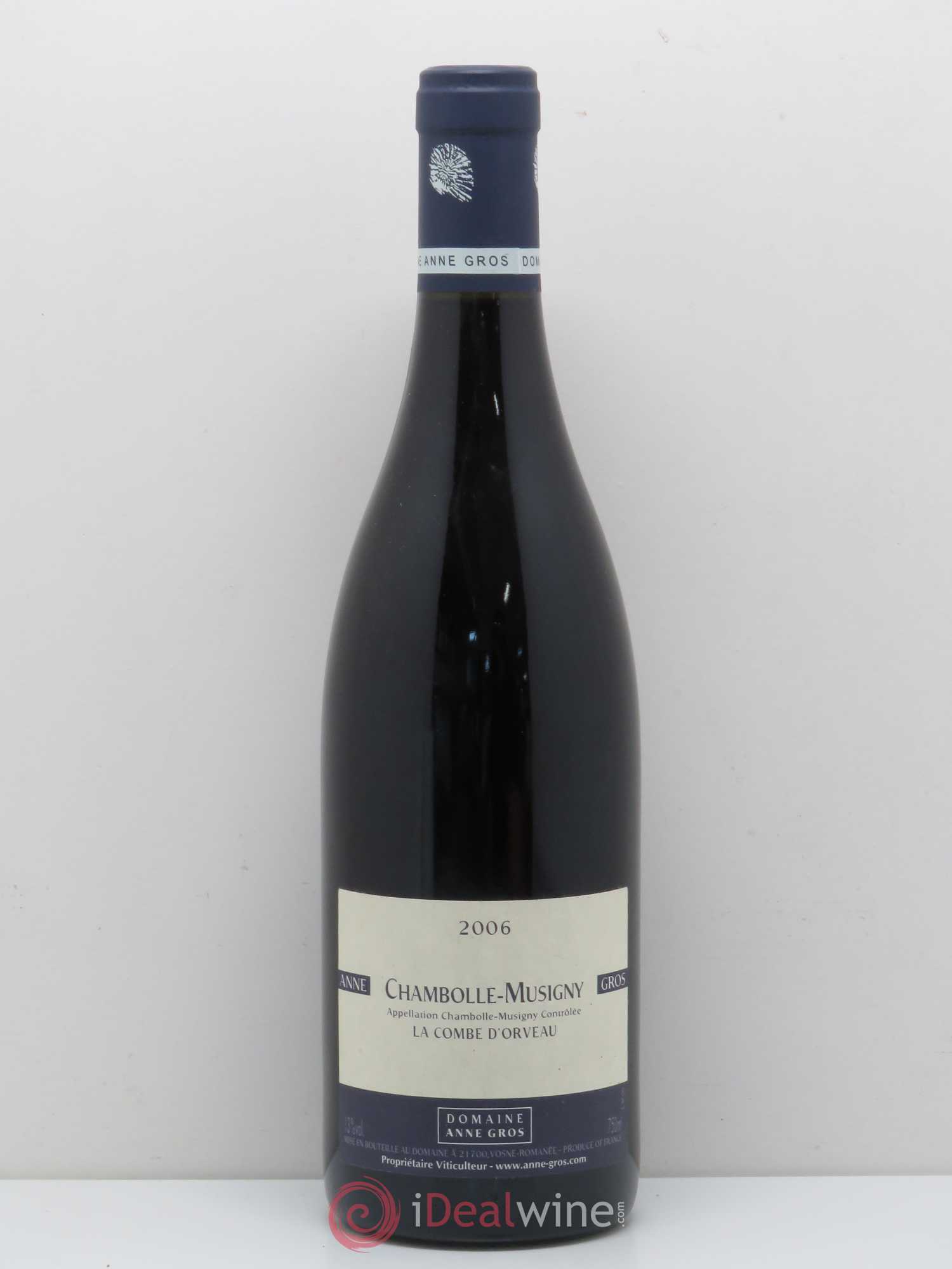 Chambolle-Musigny La Combe d'Orveau Anne Gros 2006 - Lot de 1 bouteille - 0