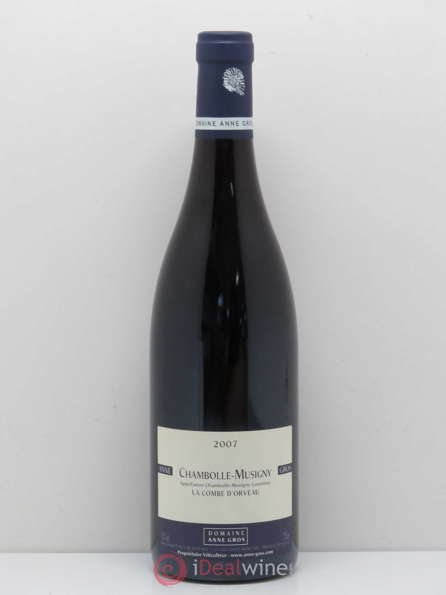 Chambolle-Musigny La Combe d'Orveau Anne Gros 2007 - Lot de 1 bouteille - 0