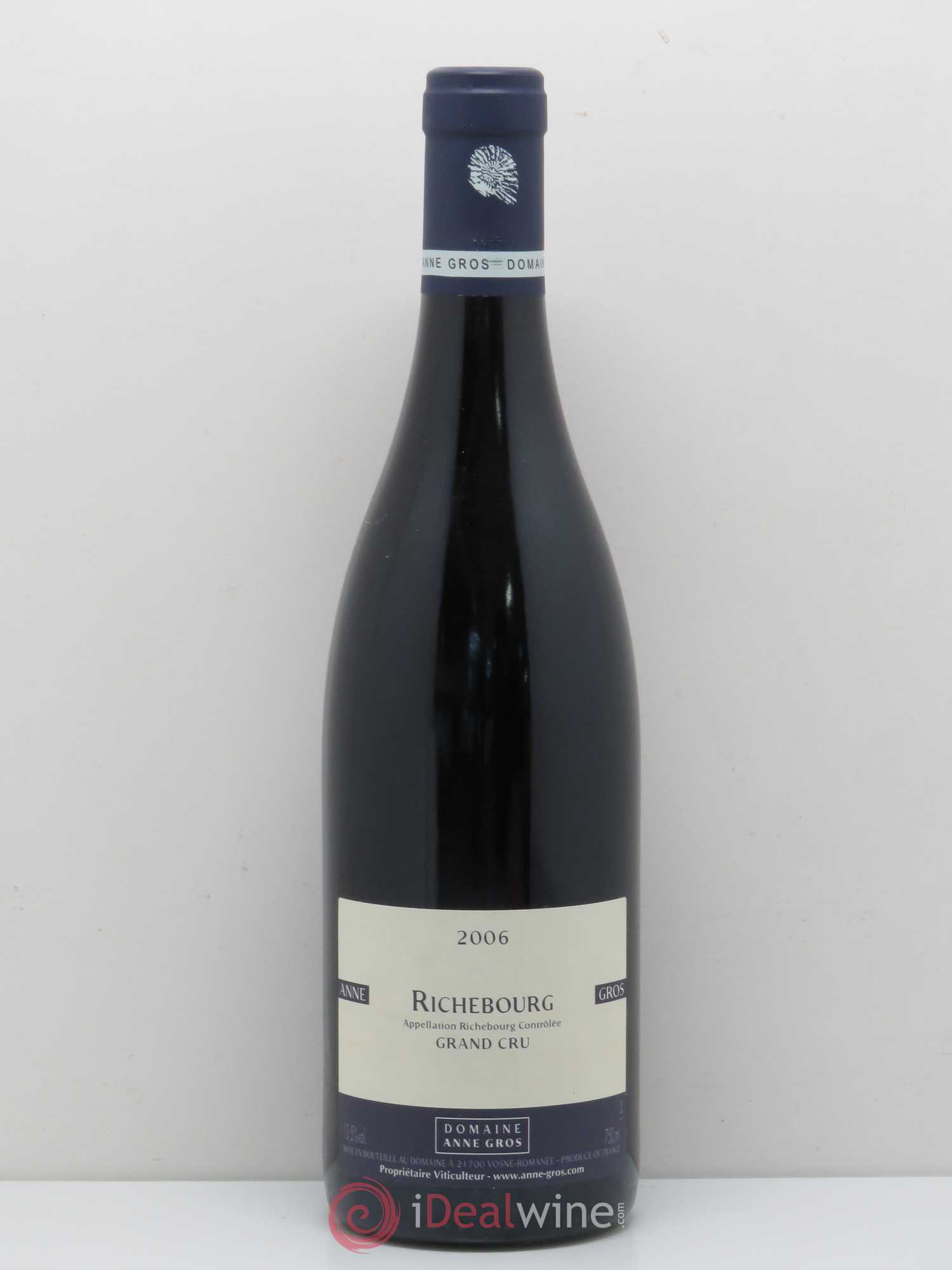 Richebourg Grand Cru Anne Gros 2006 - Lot de 1 bouteille - 0