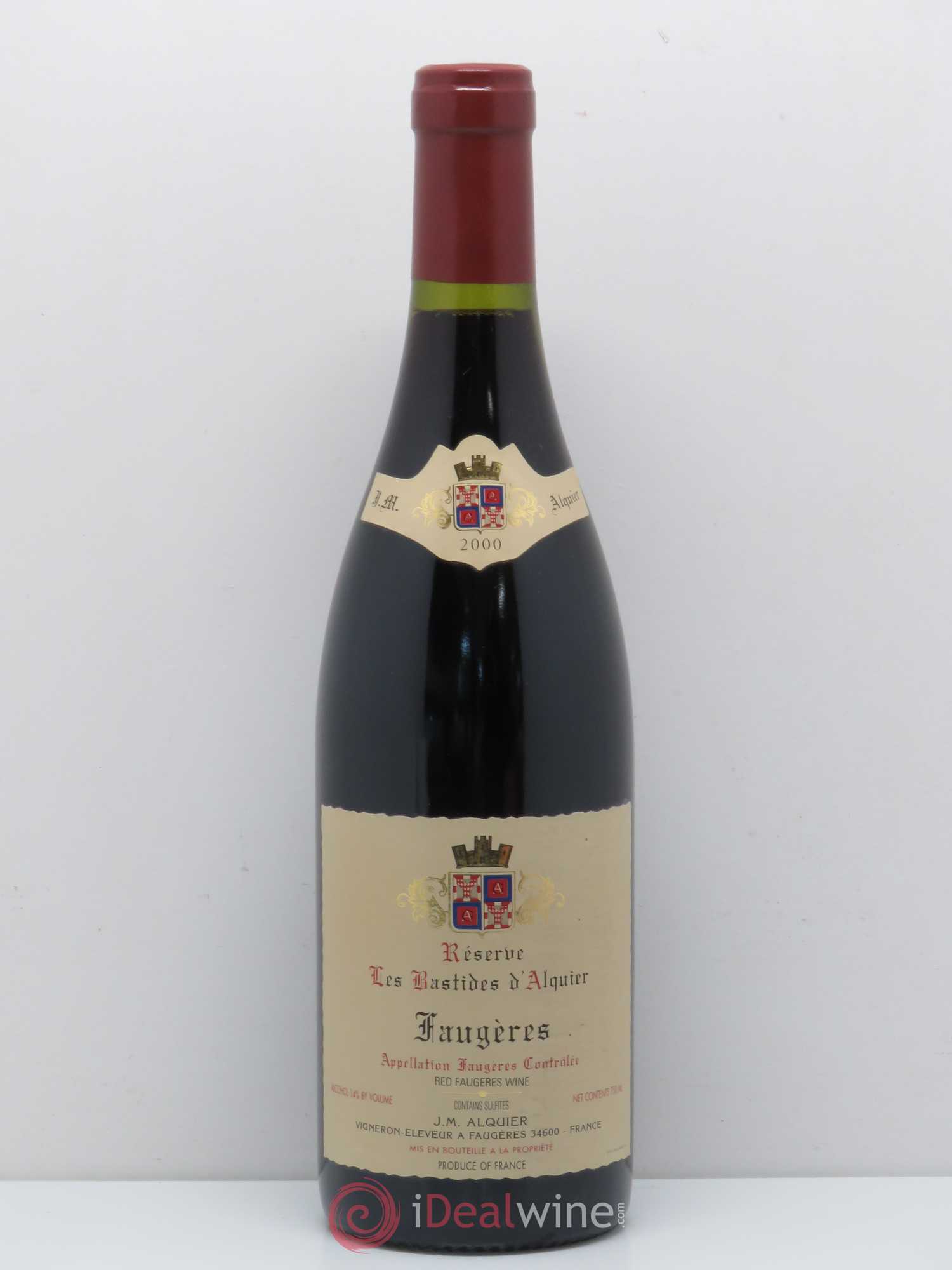 Faugères Domaine Jean-Michel Alquier Les Bastides d'Alquier 2000 - Lot de 1 bouteille - 0