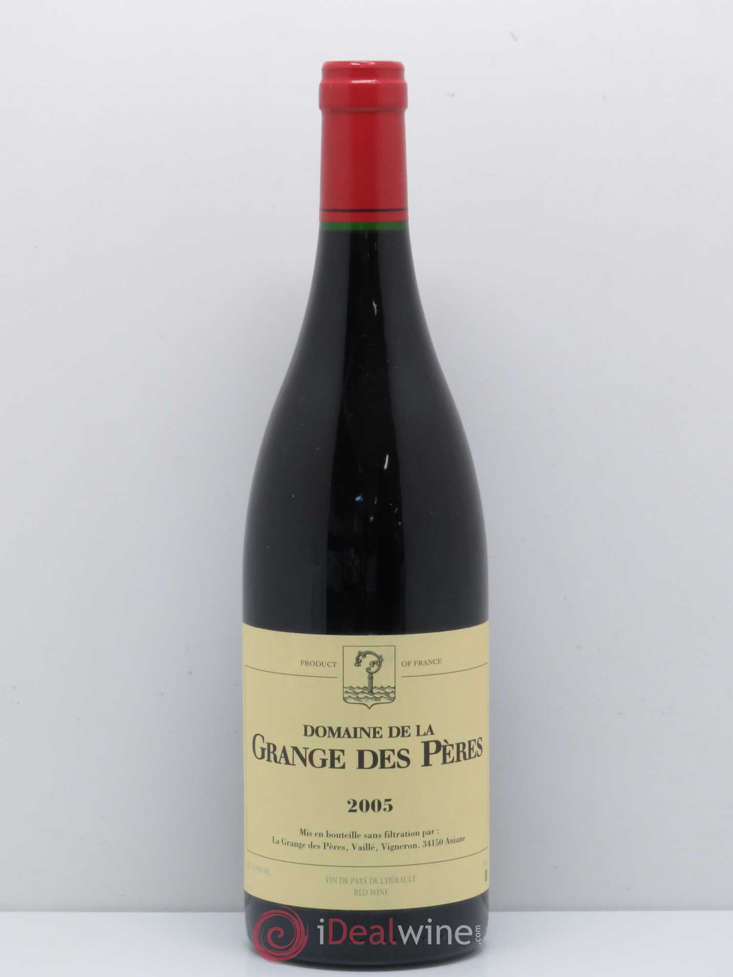 Pays d'Hérault Grange des Pères Laurent Vaillé 2005 - Lot de 1 bouteille - 0