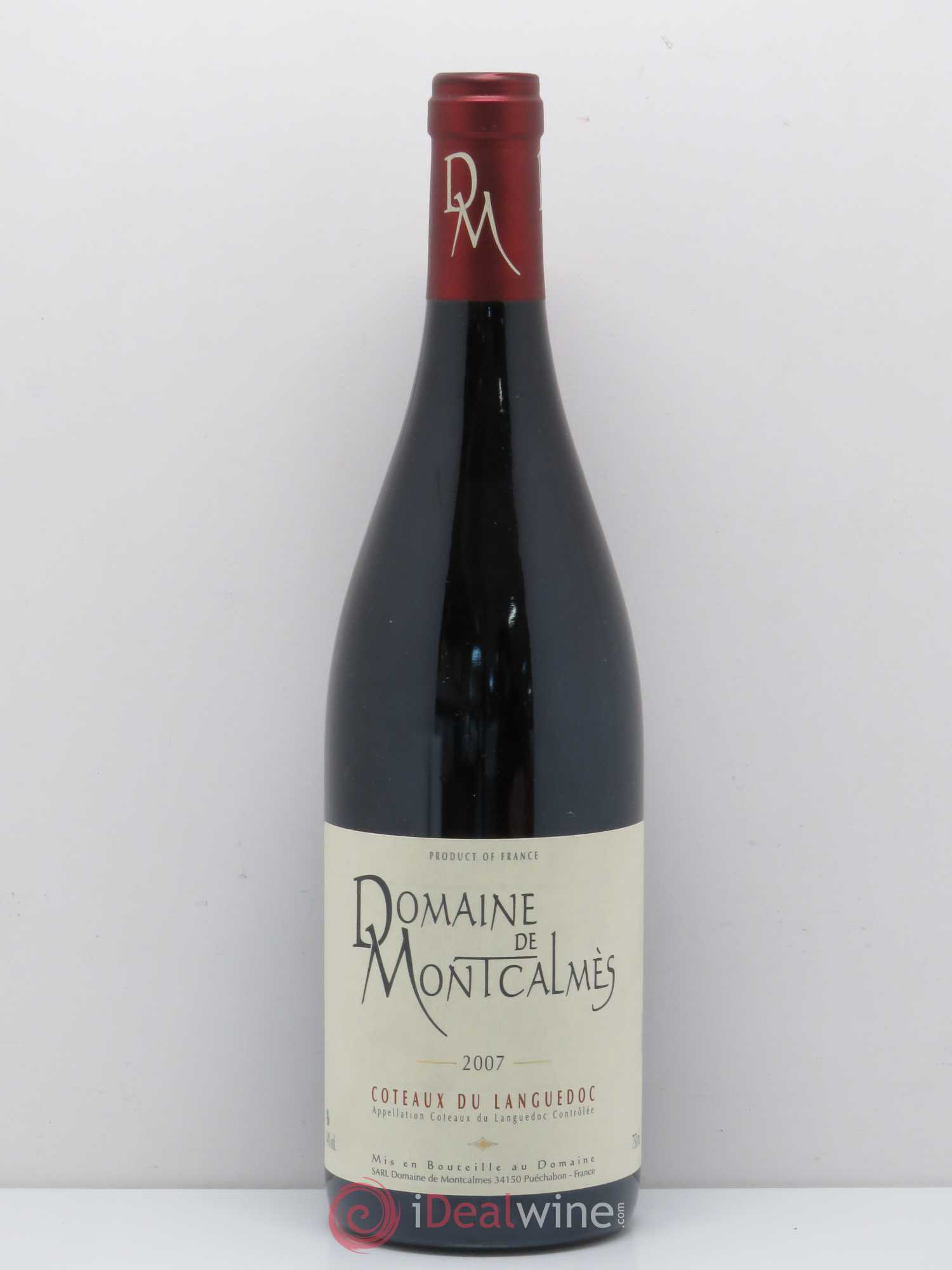 Coteaux du Languedoc Domaine de Montcalmès 2007 - Lot de 1 bouteille - 0