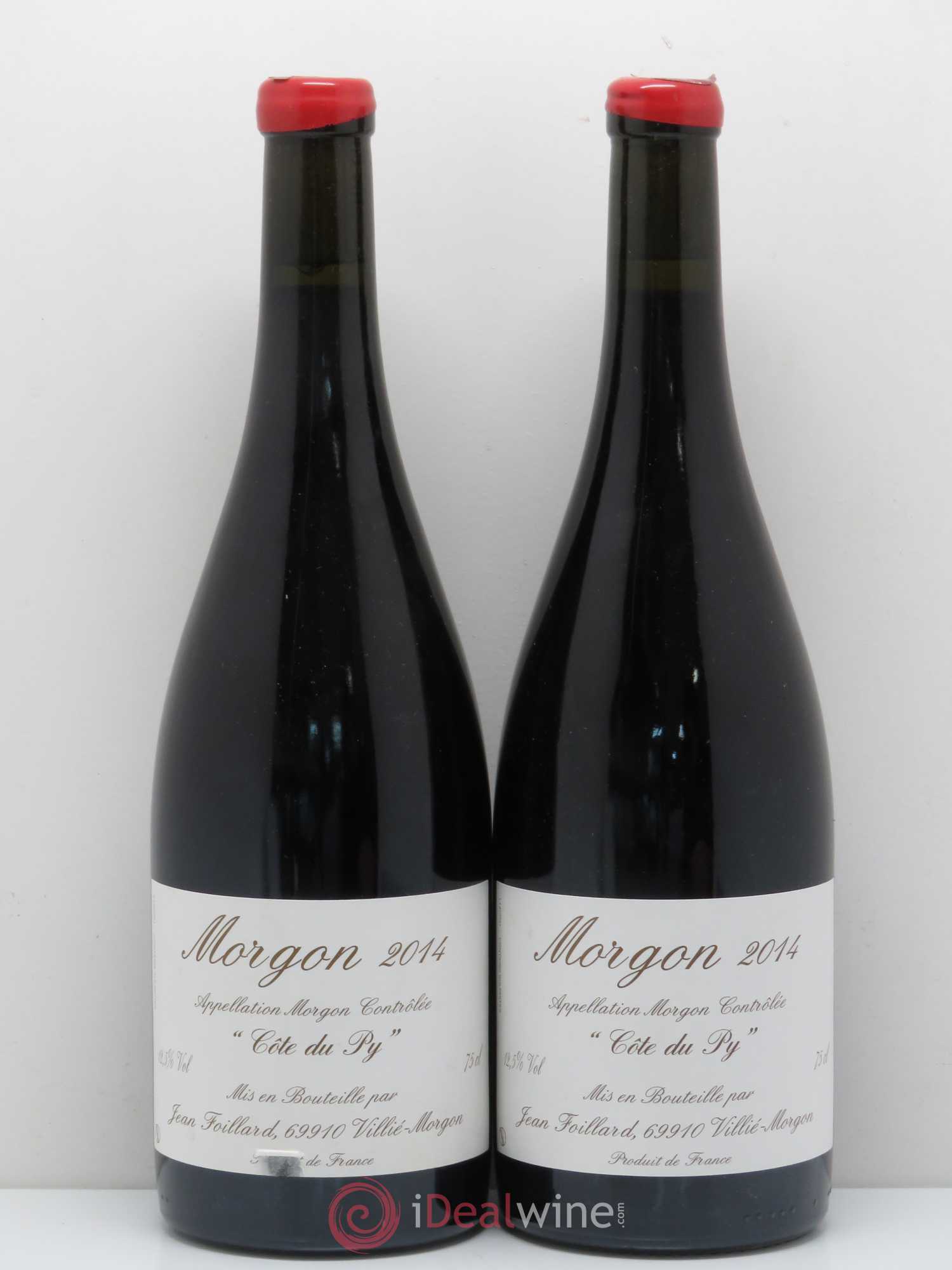 Morgon Côte du Py Jean Foillard 2014 - Lot de 2 bouteilles - 0