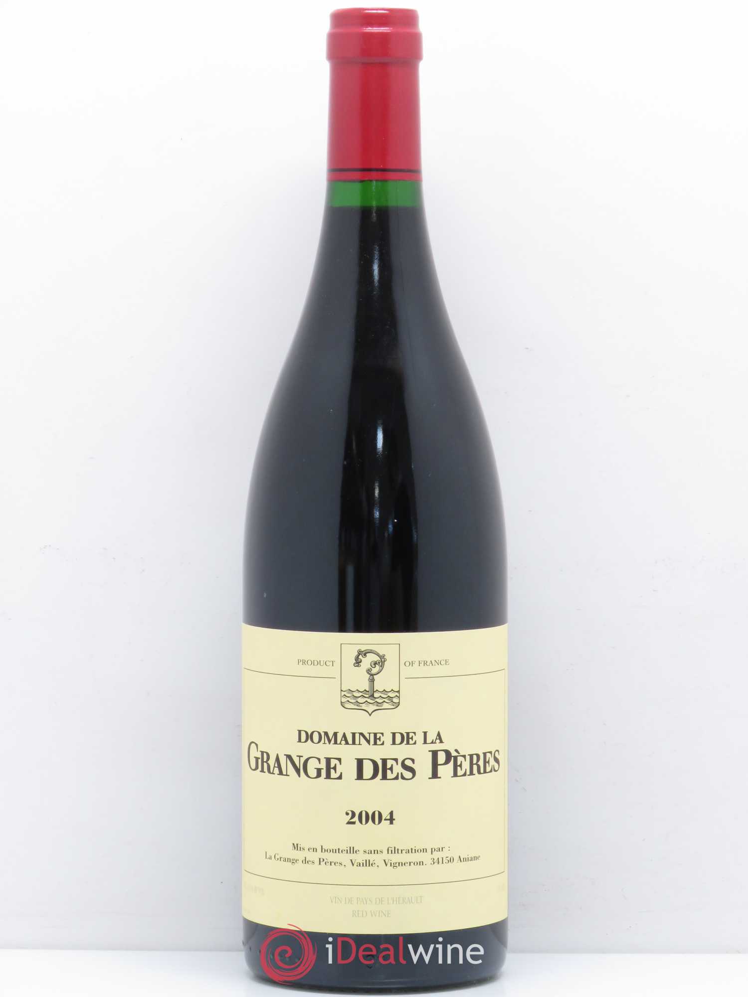 Pays d'Hérault Grange des Pères Laurent Vaillé 2004 - Lot de 1 bouteille - 0