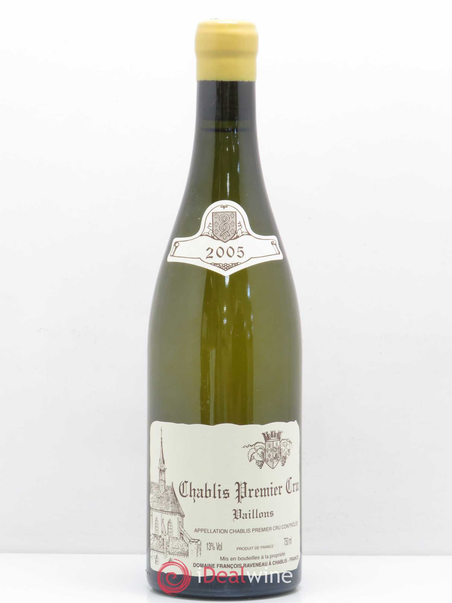 Chablis 1er Cru Vaillons Raveneau (Domaine) 2005 - Lot de 1 bouteille - 0