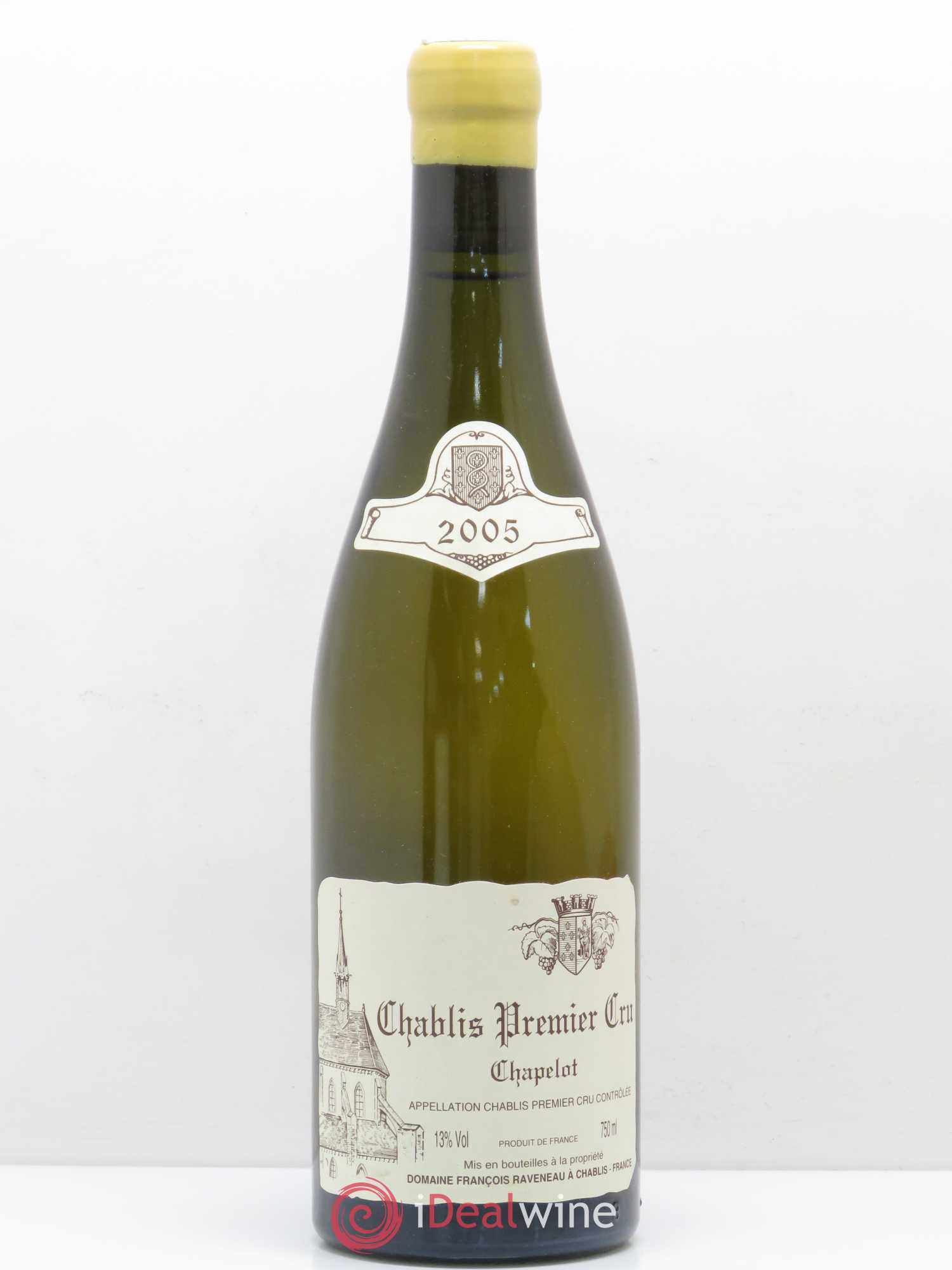 Chablis 1er Cru Chapelot Raveneau (Domaine) 2005 - Lot de 1 bouteille - 0