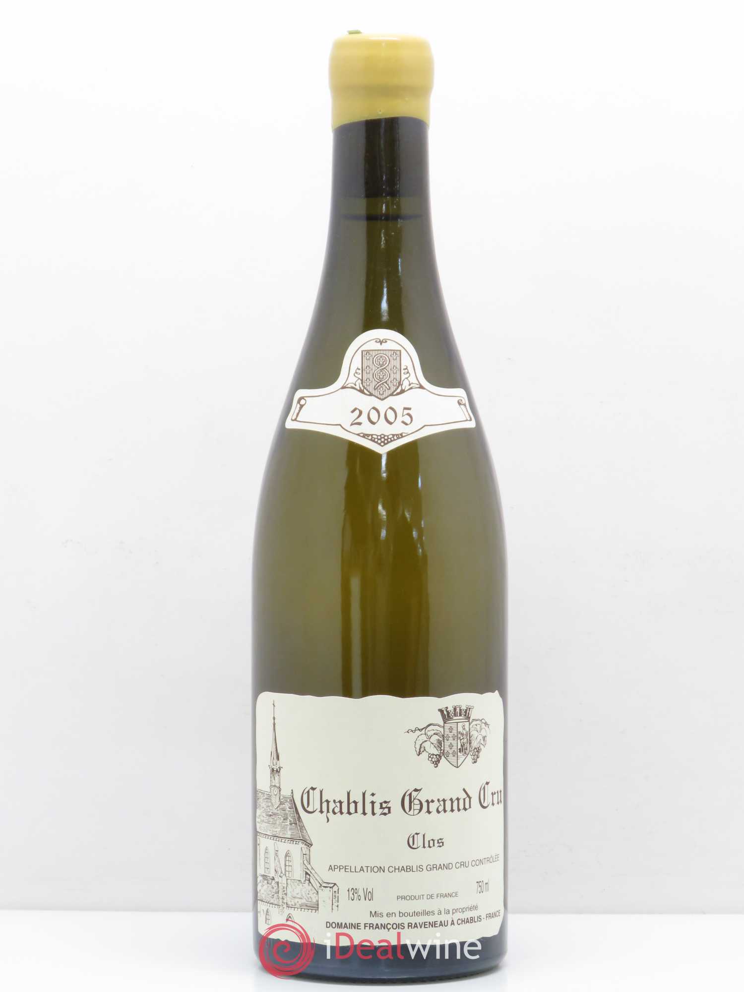Chablis Grand Cru Clos Raveneau (Domaine) 2005 - Lot de 1 bouteille - 0