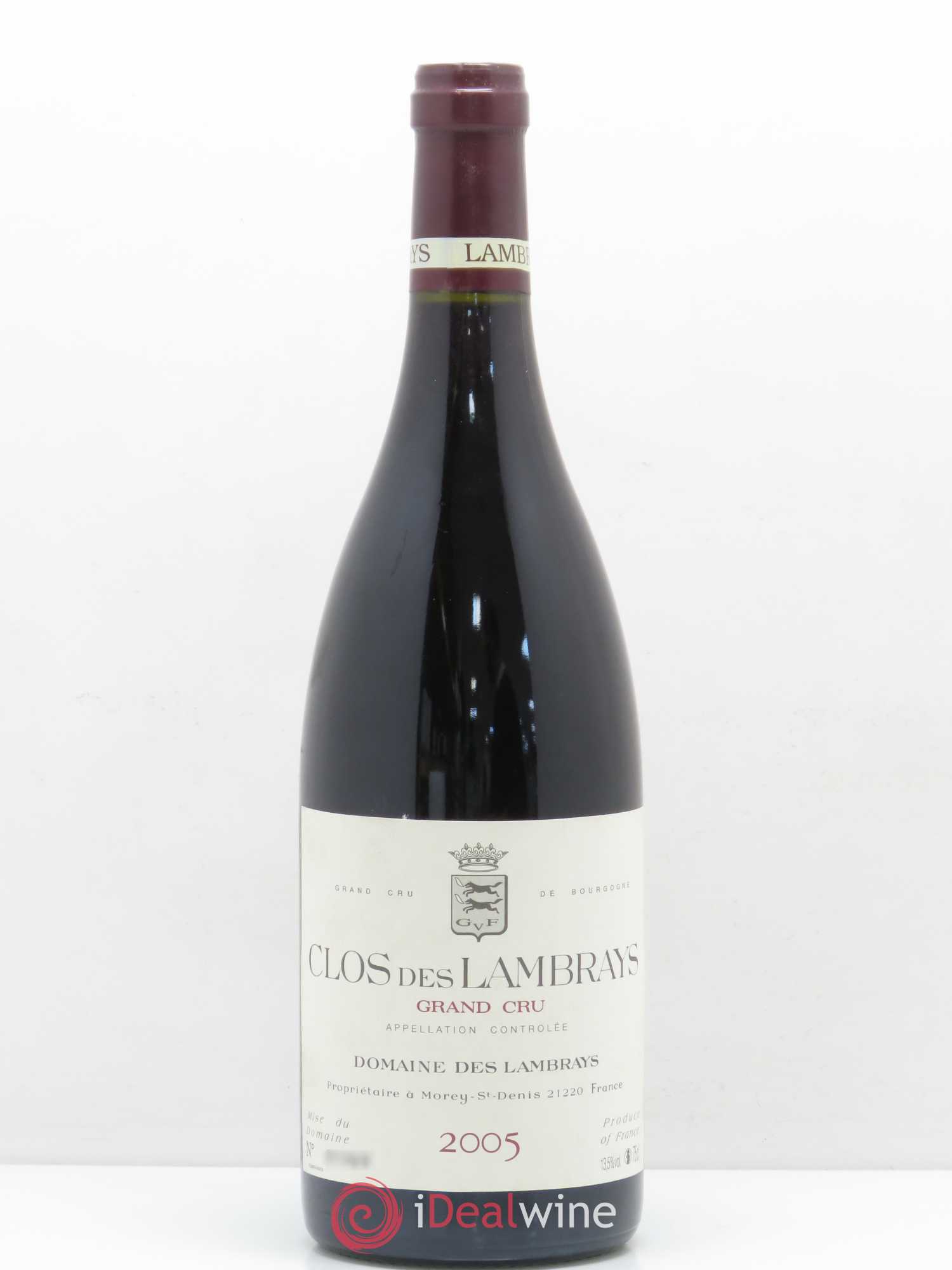 Clos des Lambrays Grand Cru Domaine des Lambrays 2005 - Lot de 1 bouteille - 0