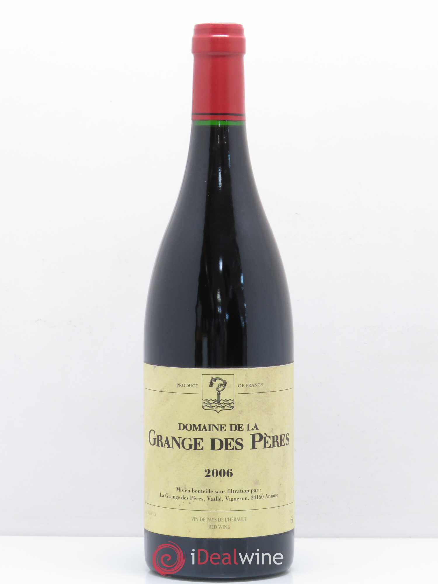 Pays d'Hérault Grange des Pères Laurent Vaillé 2006 - Lot de 1 bouteille - 0