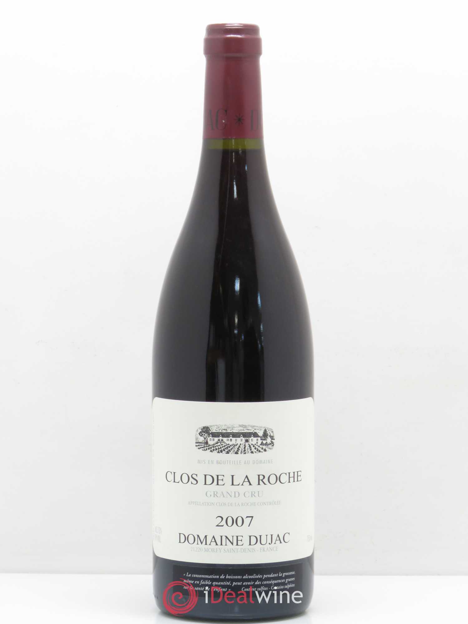 Clos de la Roche Grand Cru Dujac (Domaine) 2007 - Lot de 1 bouteille - 0