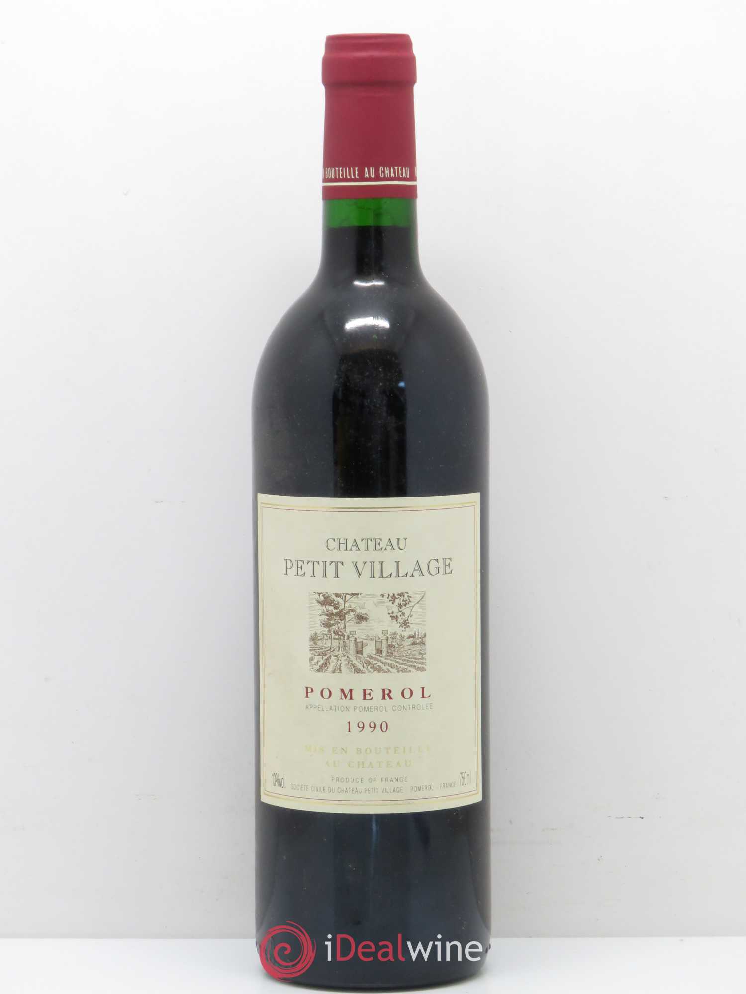 Château Petit Village 1990 - Lot de 1 bouteille - 0
