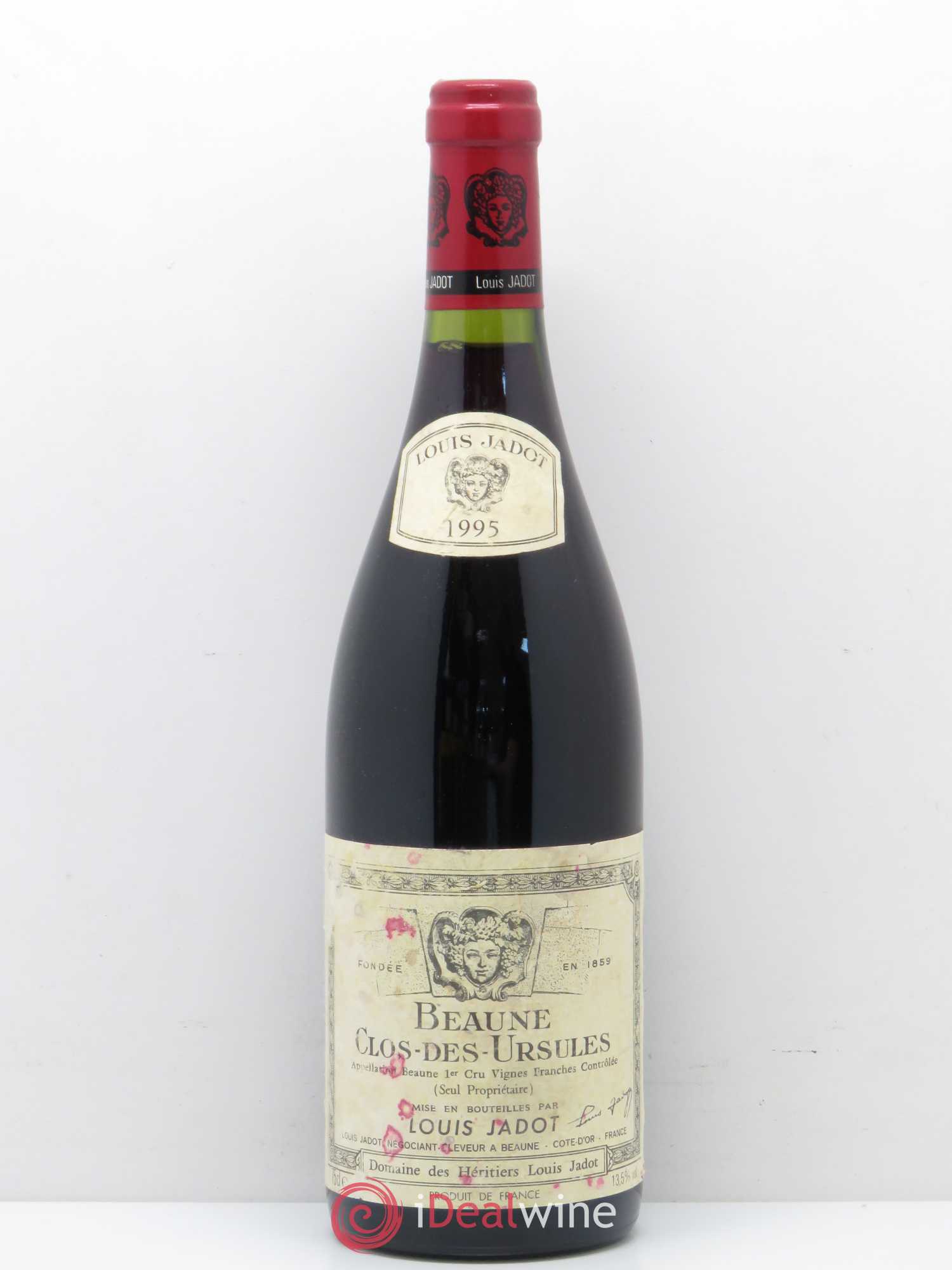 Beaune 1er Cru Clos des Ursules Maison Louis Jadot 1995 - Lot de 1 bouteille - 0