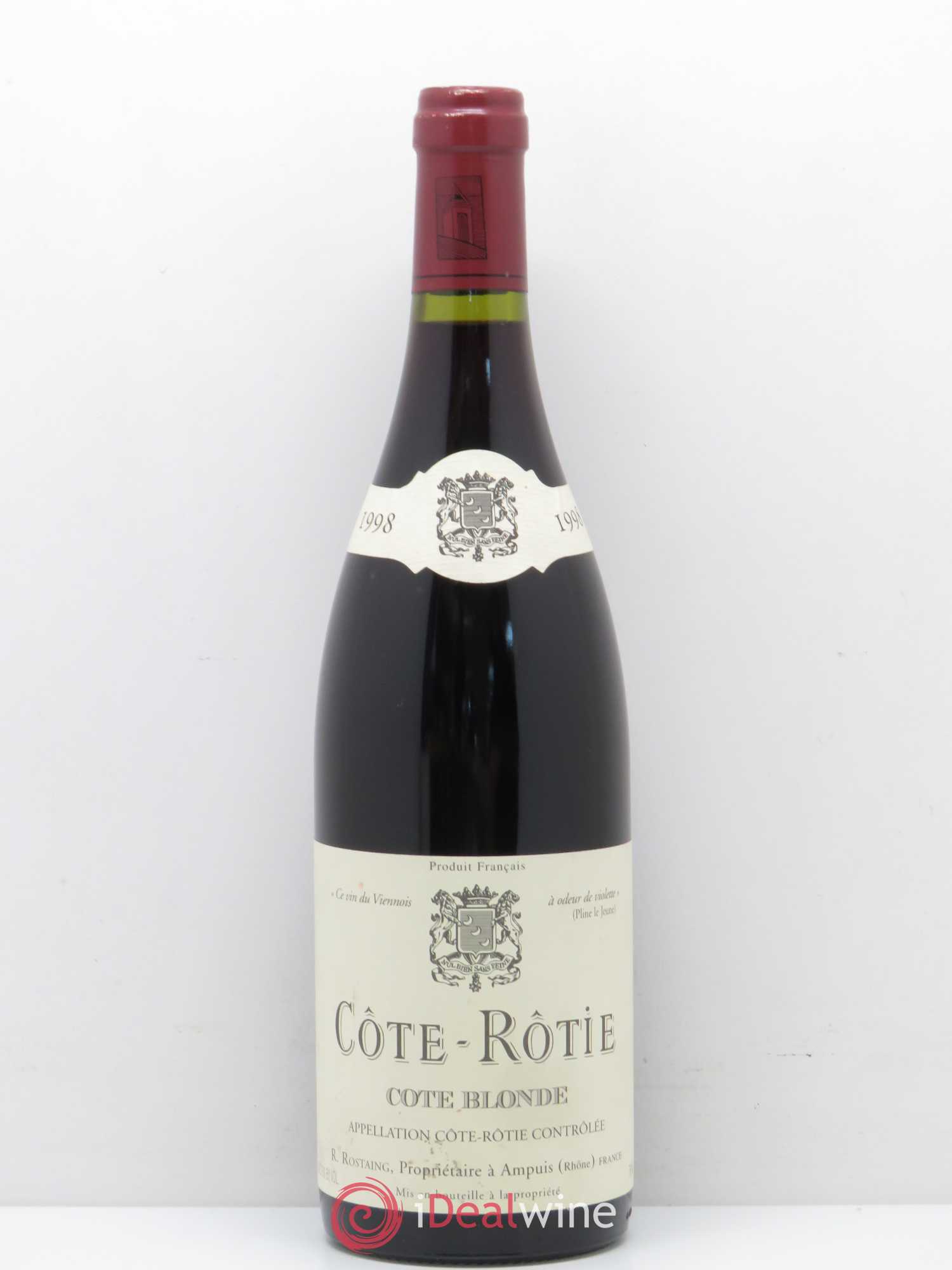 Côte-Rôtie Côte Blonde René Rostaing 1998 - Lot de 1 bouteille - 0