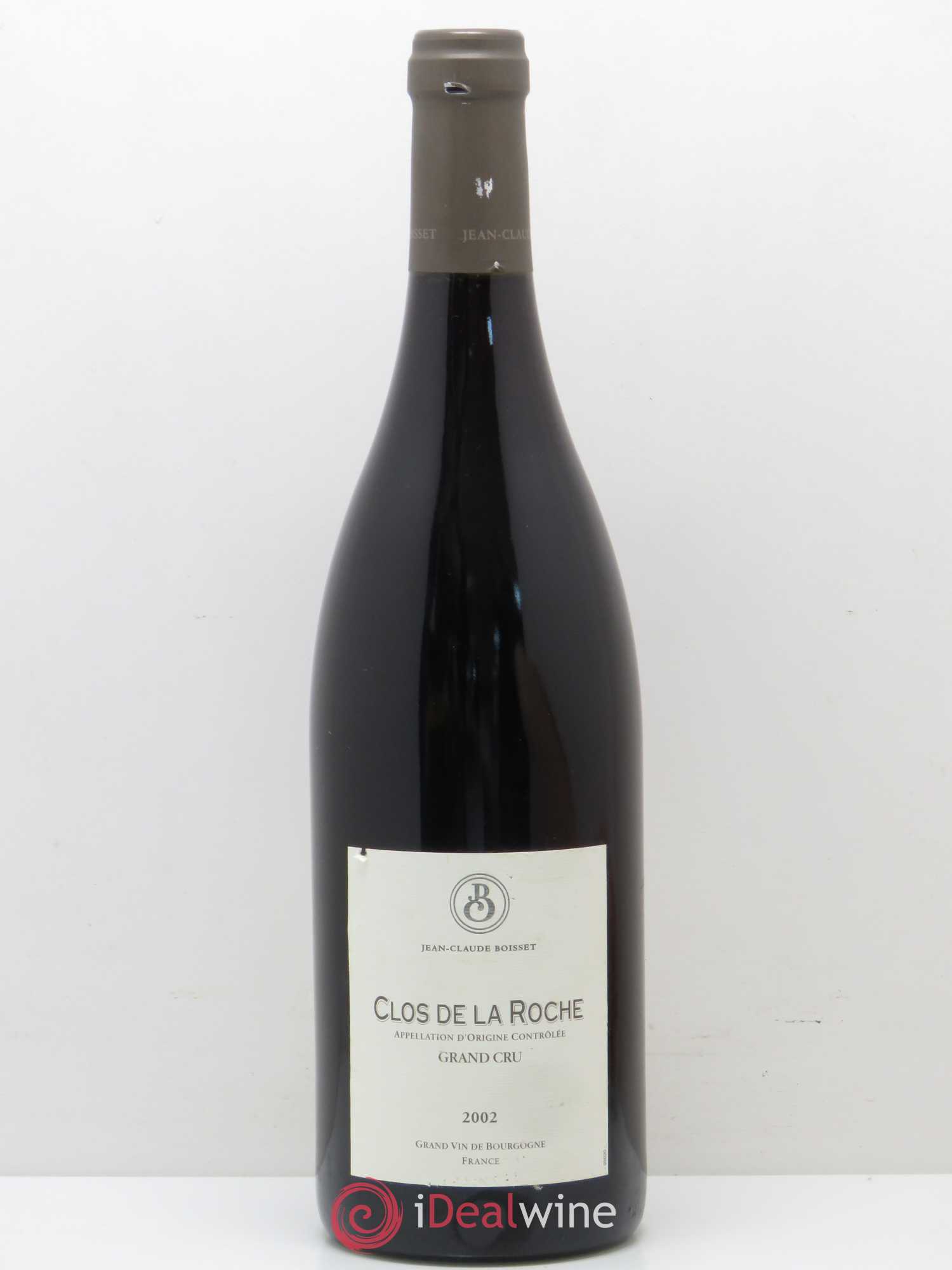 Clos de la Roche Grand Cru Jean Claude Boisset 2002 - Posten von 1 Flasche - 0