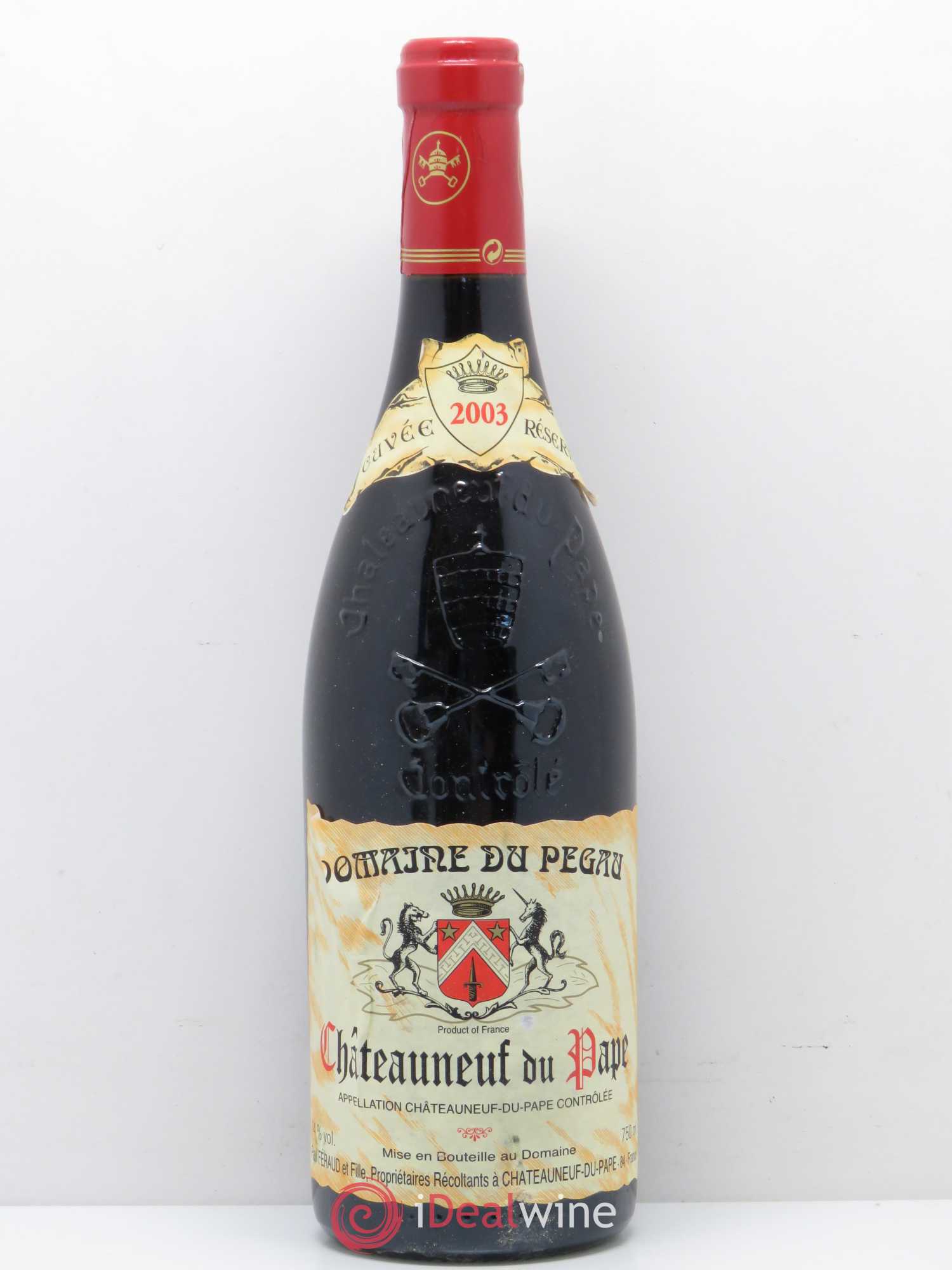 Châteauneuf-du-Pape Domaine du Pégau Cuvée Réservée Paul et Laurence Féraud 2003 - Lot de 1 bouteille - 0