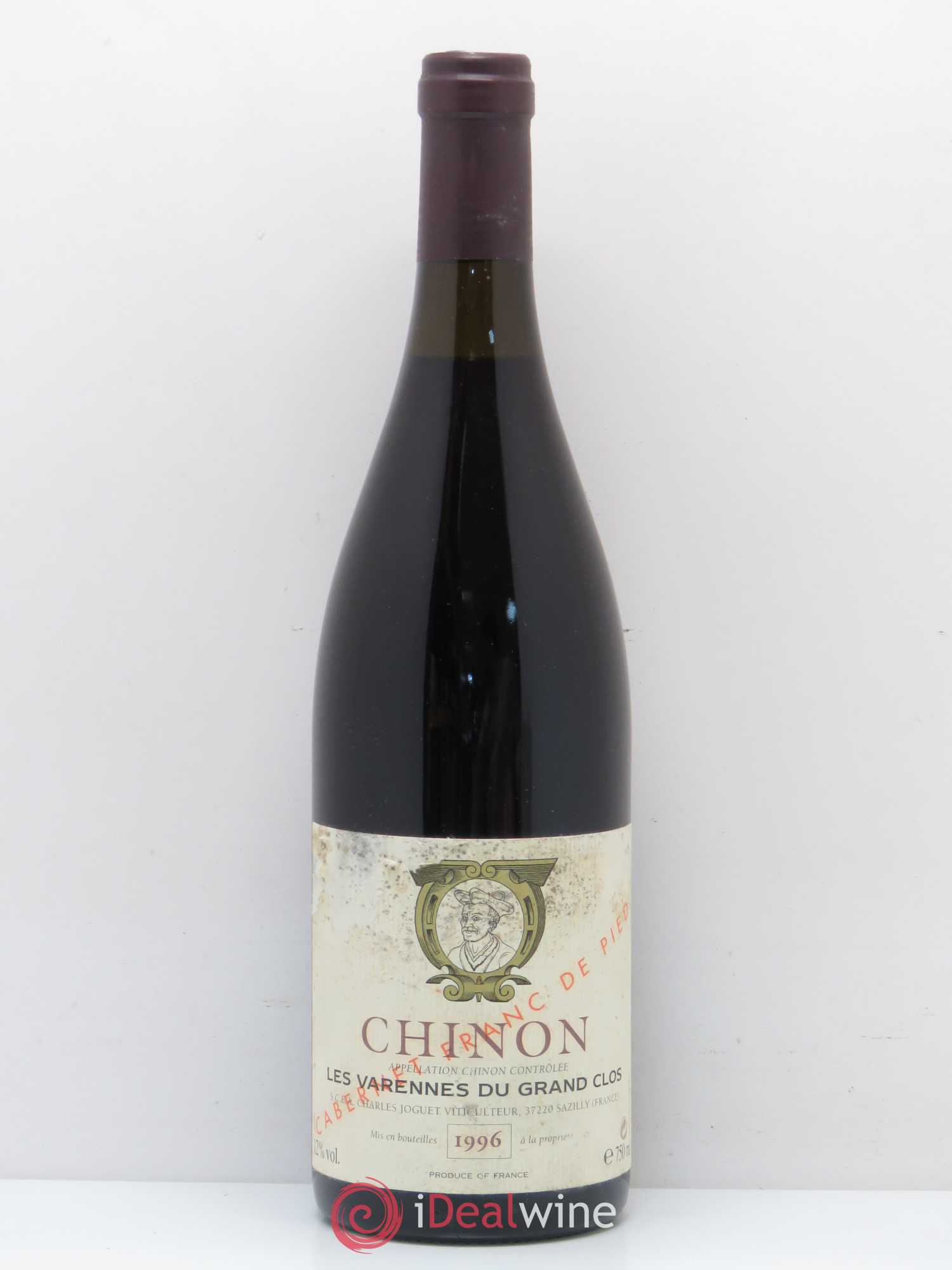 Chinon Les Varennes du Grand Clos Charles Joguet Cabernet Franc de pied 1996 - Lot de 1 bouteille - 0