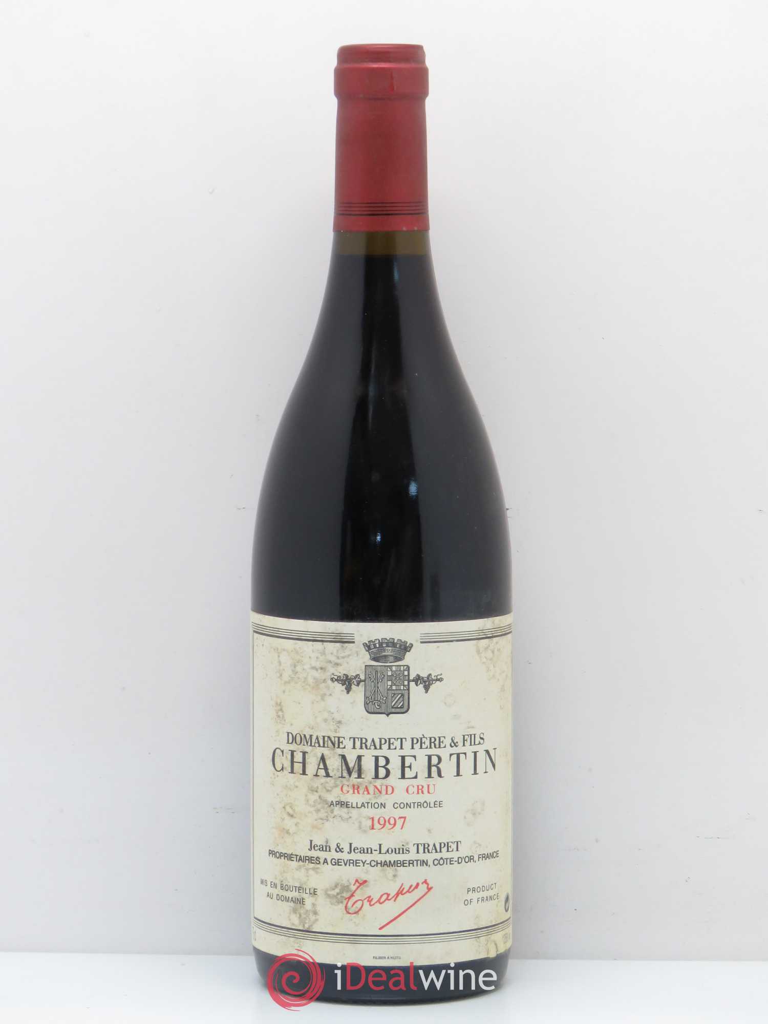 Chambertin Grand Cru Domaine Trapet 1997 - Lot de 1 bouteille - 0