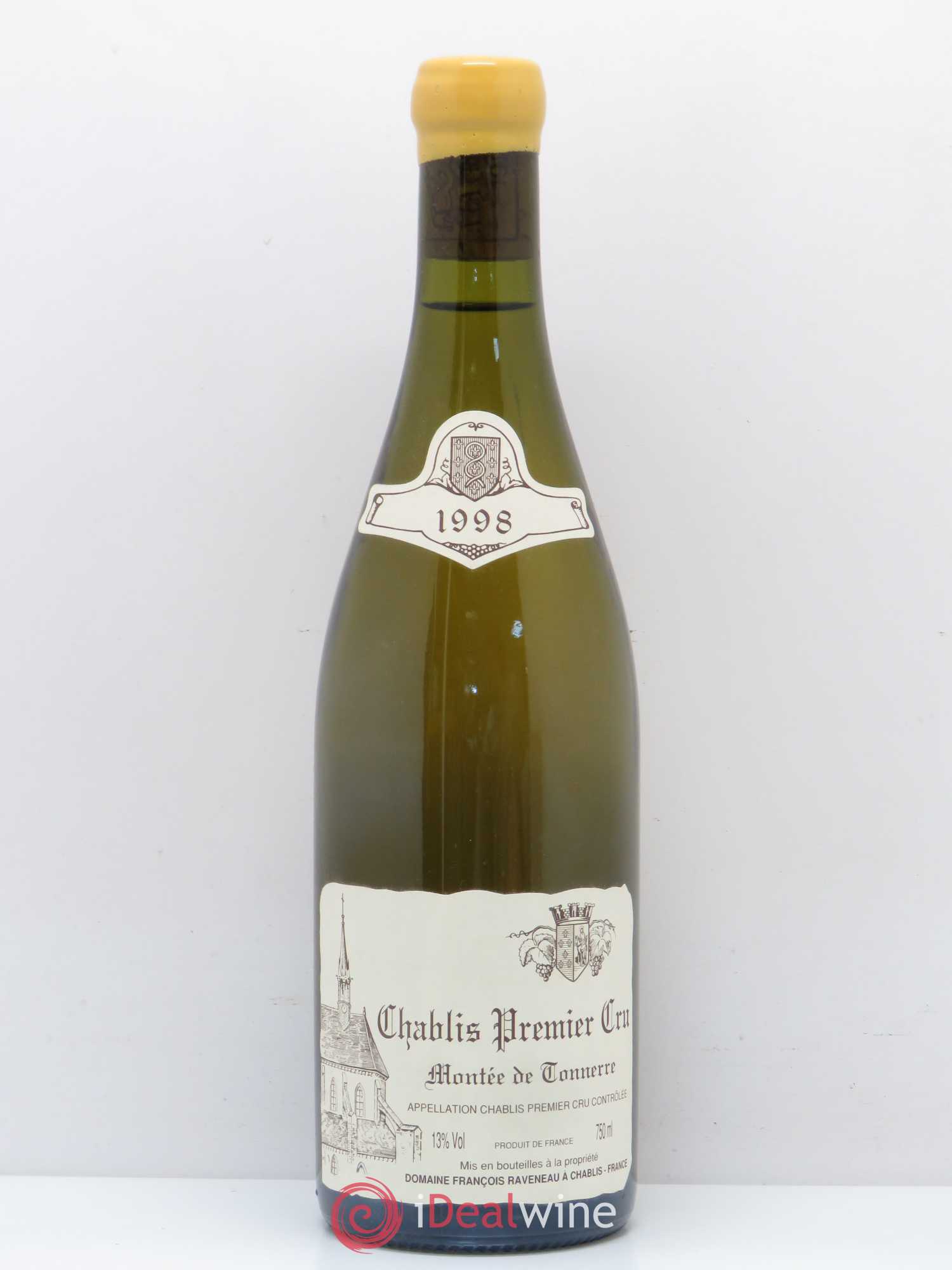 Chablis 1er Cru Montée de Tonnerre Raveneau (Domaine) 1998 - Lot de 1 bouteille - 0
