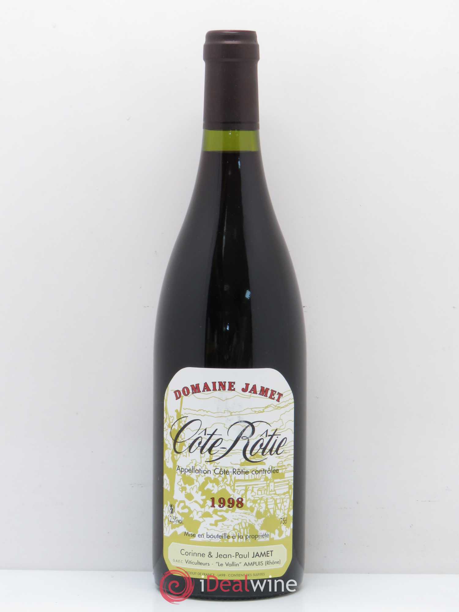 Côte-Rôtie Jamet (Domaine) 1998 - Lot de 1 bouteille - 0