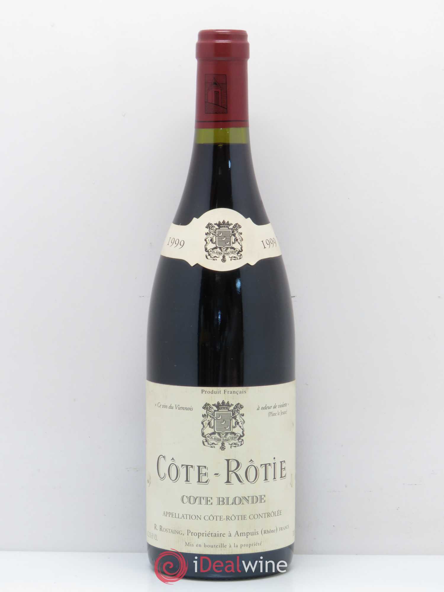 Côte-Rôtie Côte Blonde René Rostaing 1999 - Lot of 1 bottle - 0