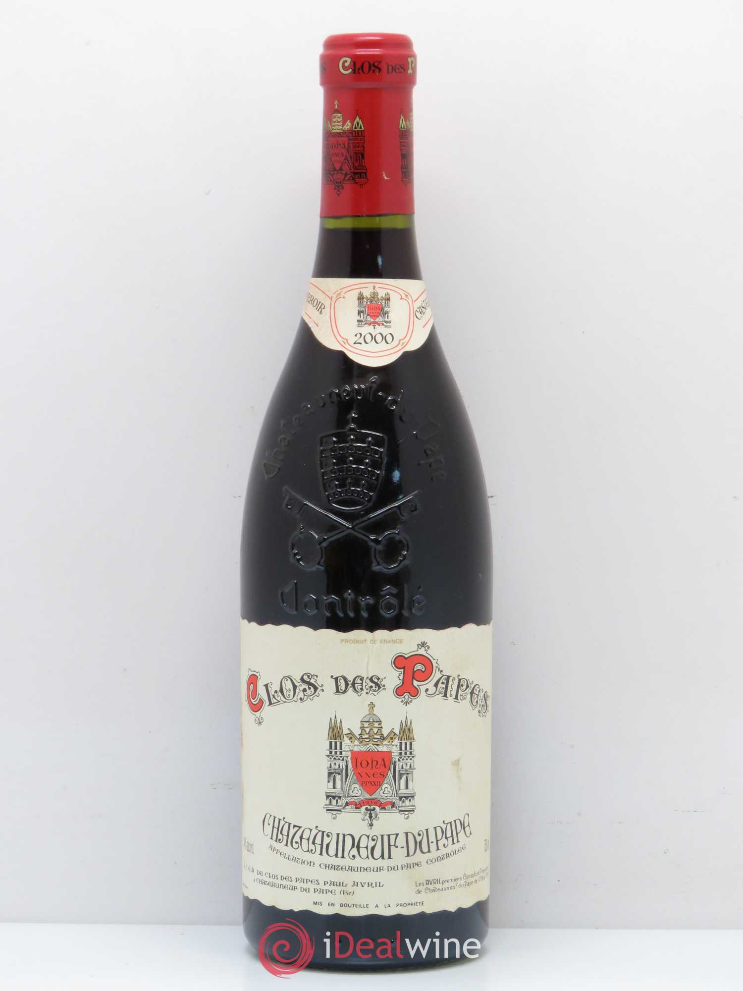 Châteauneuf-du-Pape Clos des Papes - Paul Avril 2000 - Lot de 1 bouteille - 0