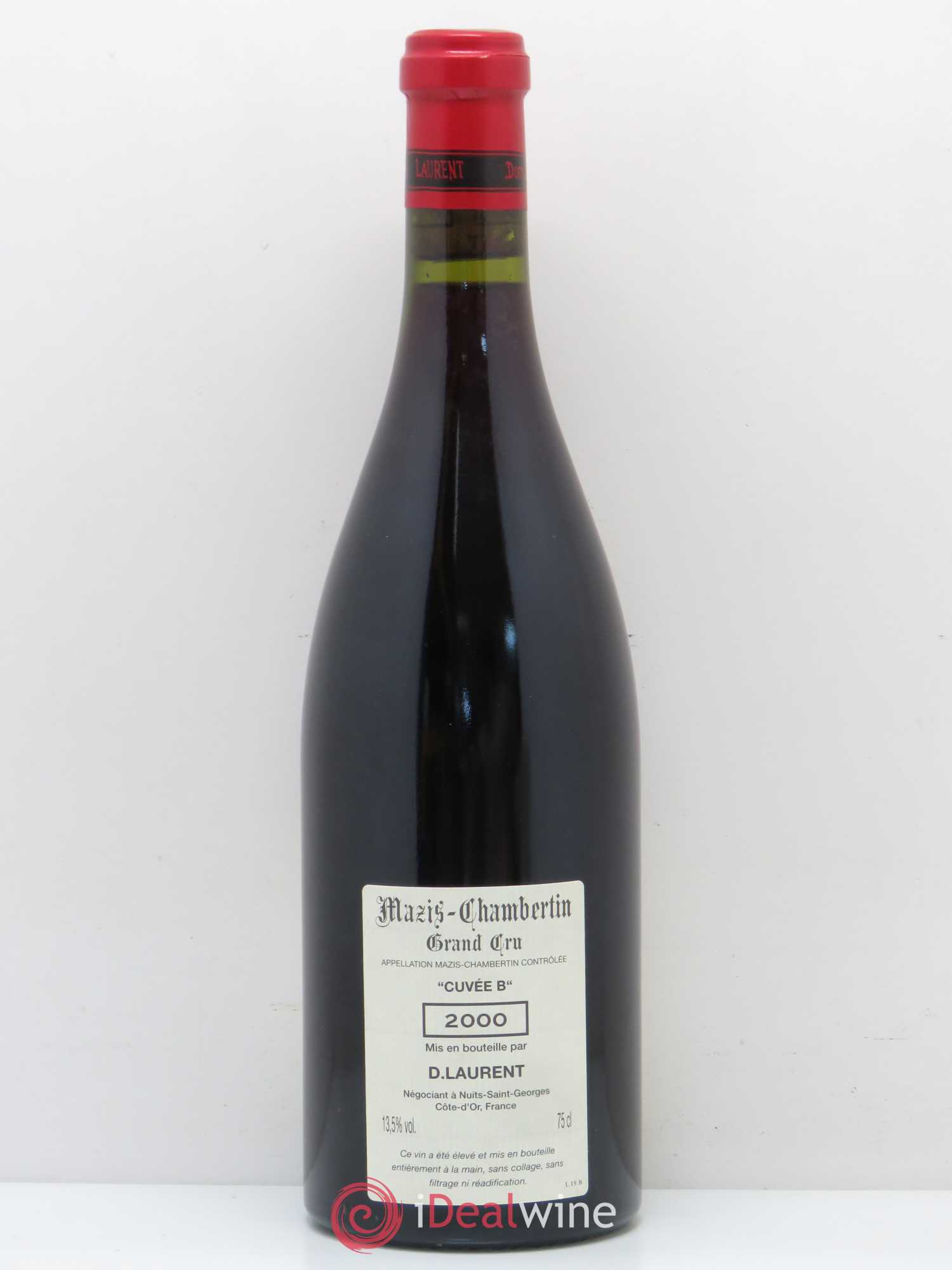 Mazis-Chambertin Grand Cru Dominique Laurent Cuvée B 2000 - Lot de 1 bouteille - 1