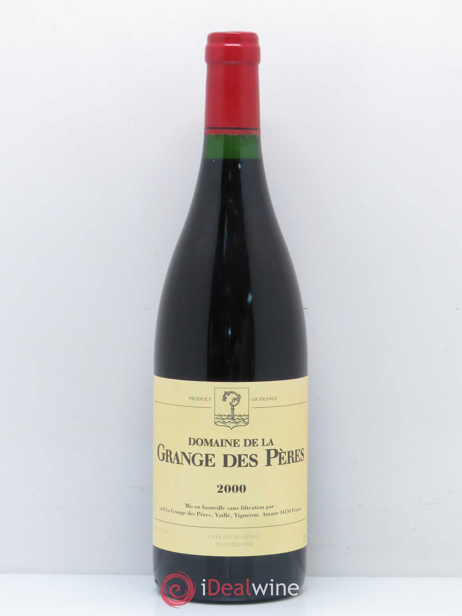 Pays d'Hérault Grange des Pères Laurent Vaillé 2000 - Lot de 1 bouteille - 0