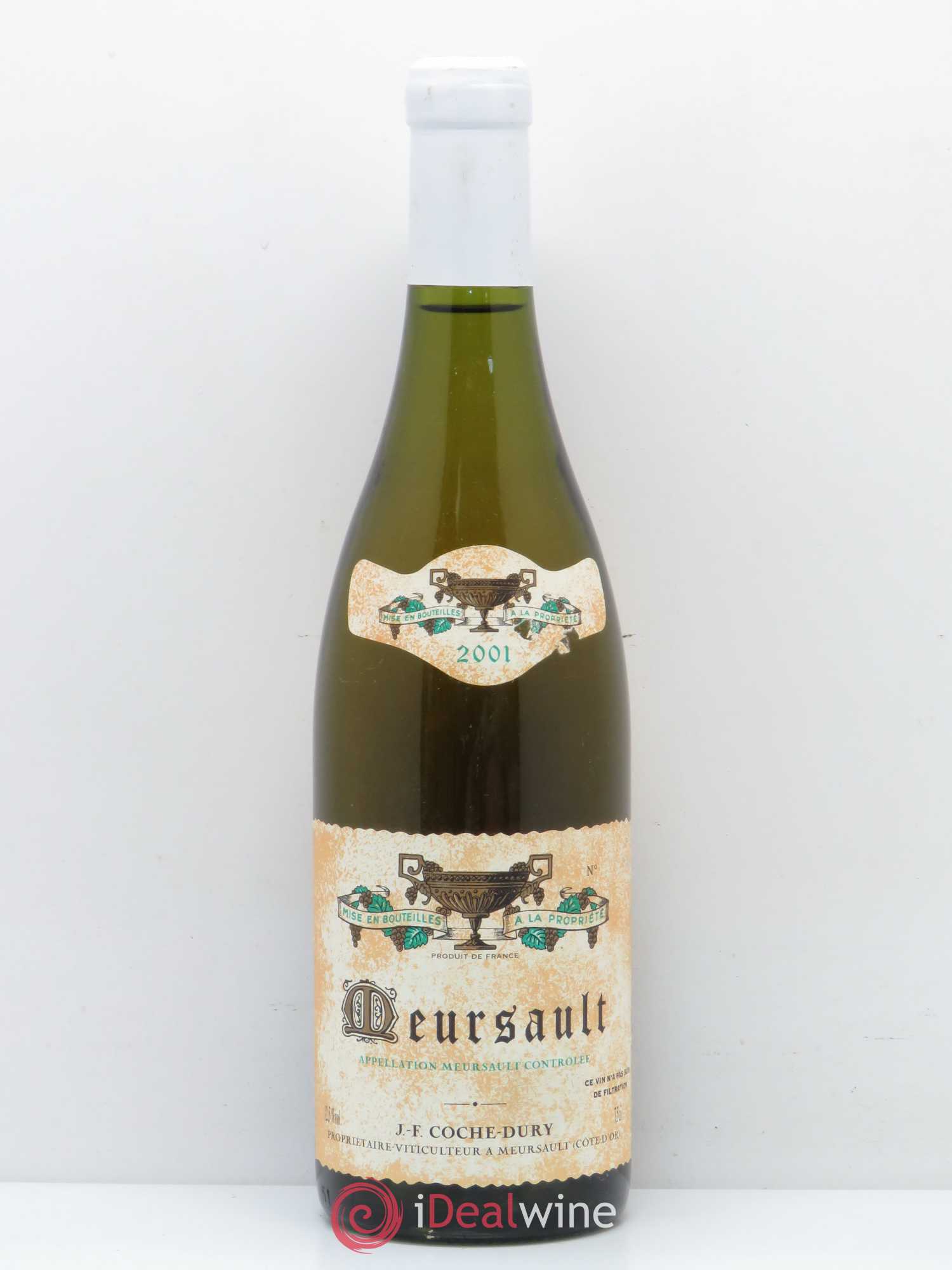 Meursault Coche Dury (Domaine) 2001 - Lot de 1 bouteille - 0
