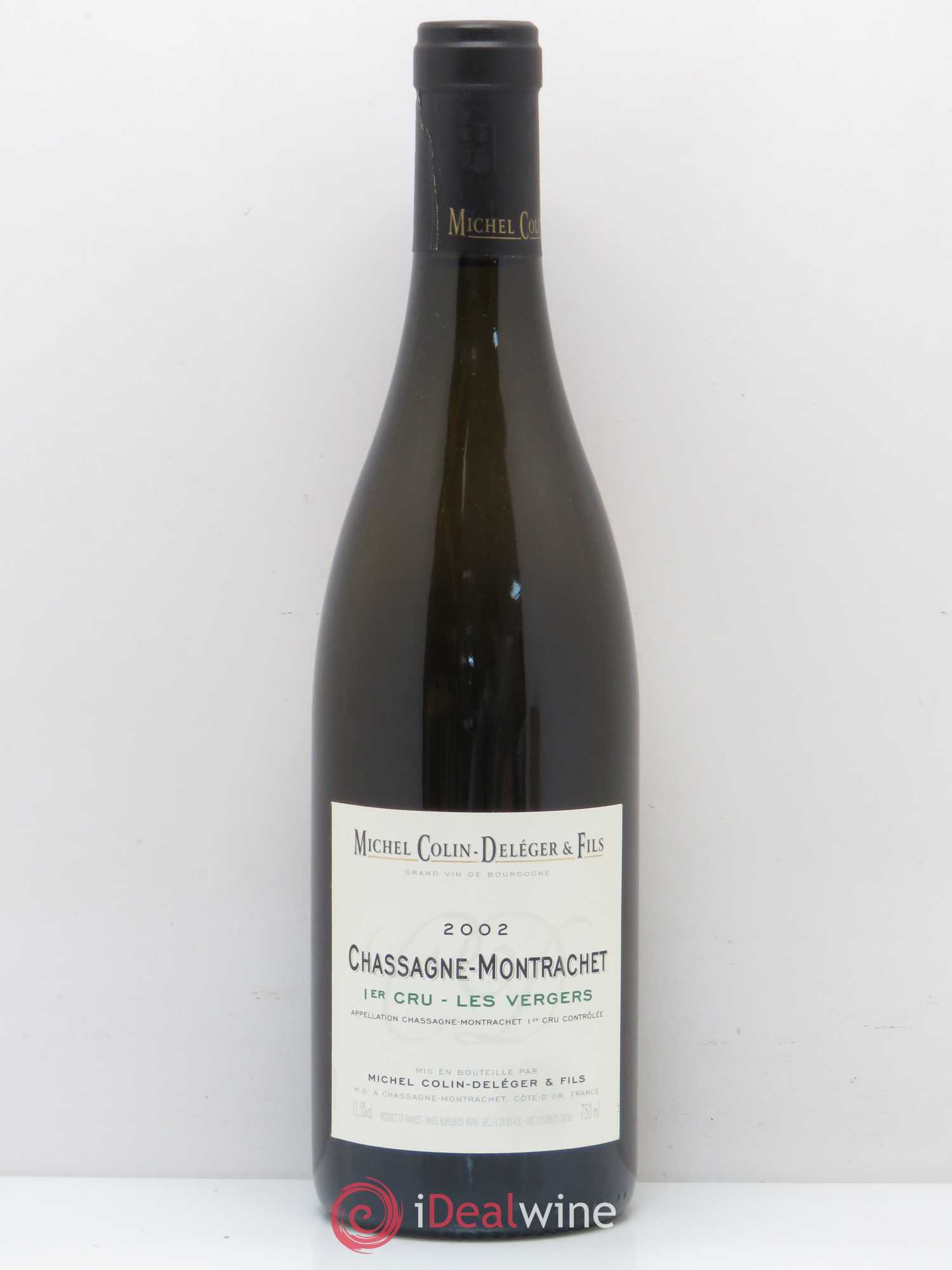 Chassagne-Montrachet 1er Cru Les Vergers M. Colin Deleger et Fils 2002 - Posten von 1 Flasche - 0