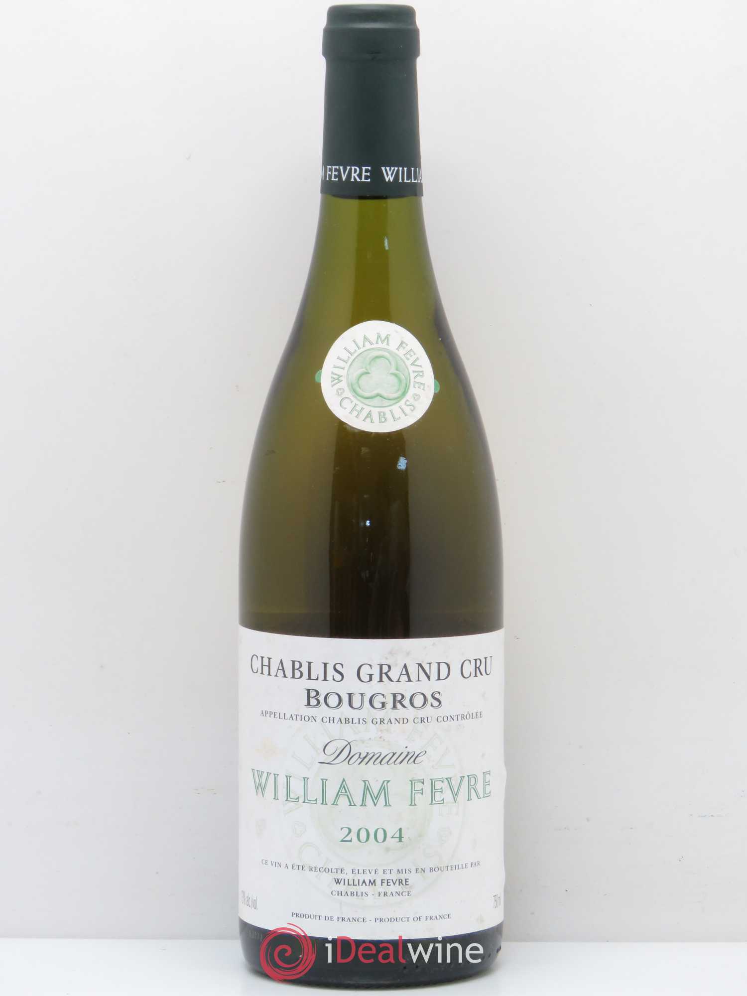 Chablis Grand Cru Bougros William Fèvre 2004 - Lot de 1 bouteille - 0